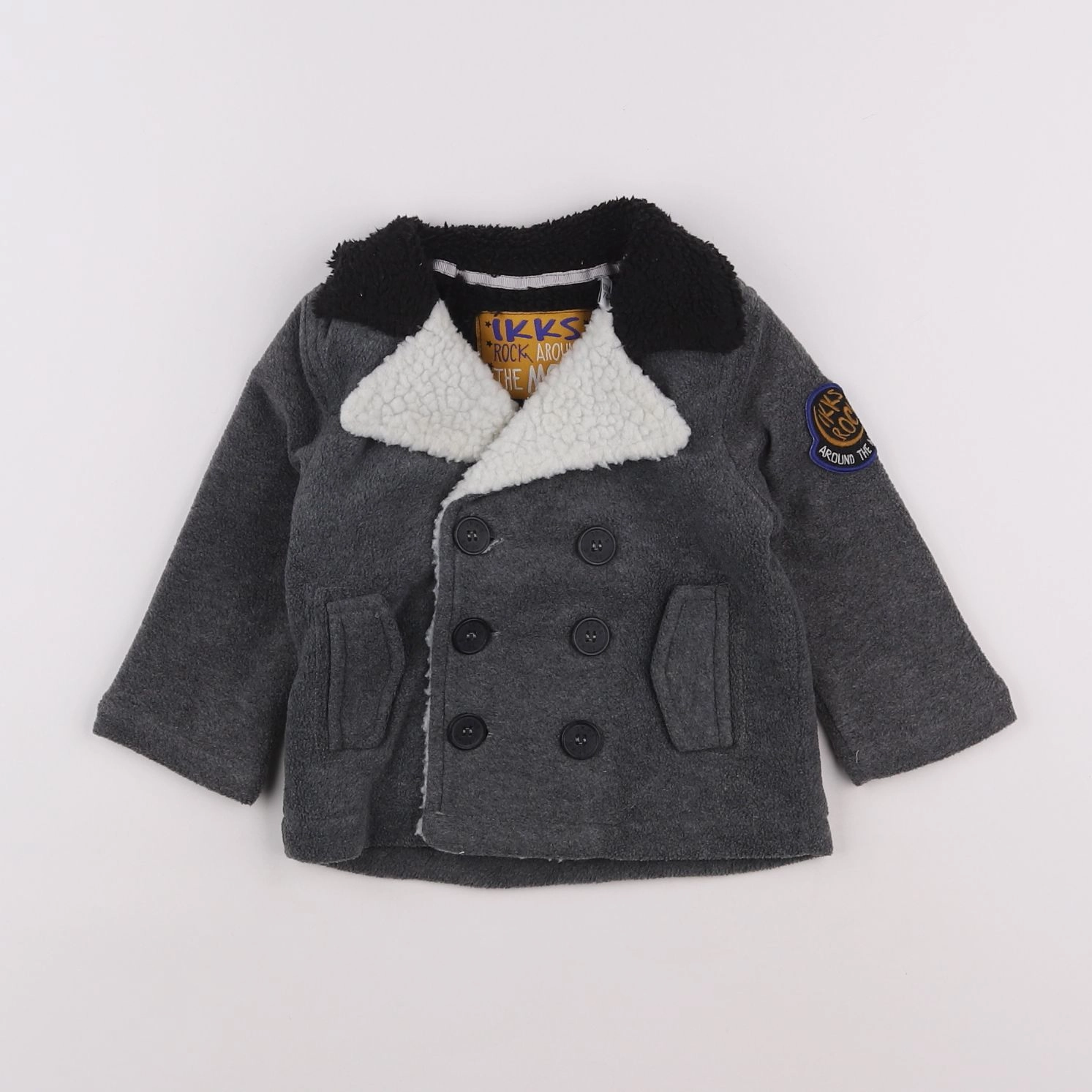 IKKS - veste gris - 12 mois