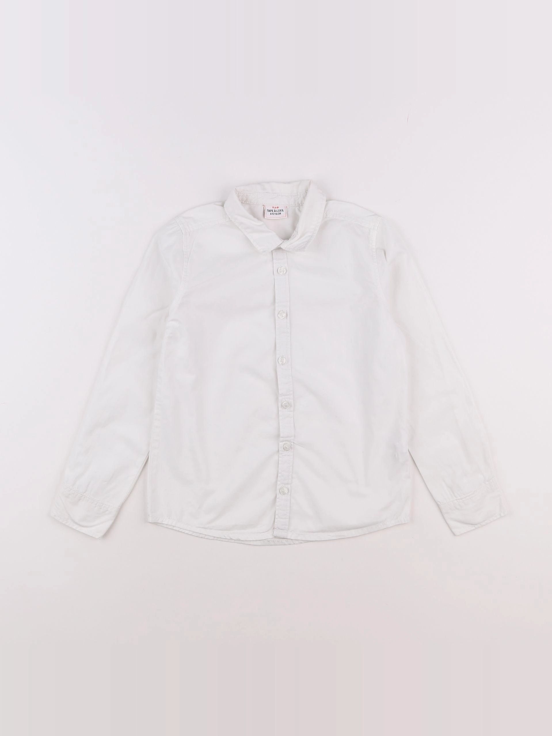 Tape à l'oeil - chemise blanc - 6 ans