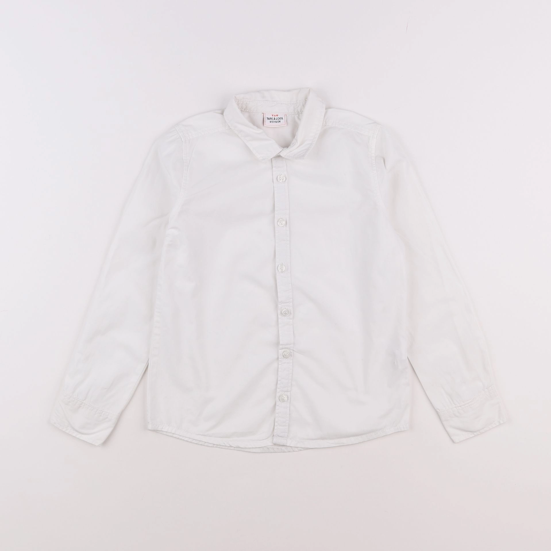 Tape à l'oeil - chemise blanc - 6 ans
