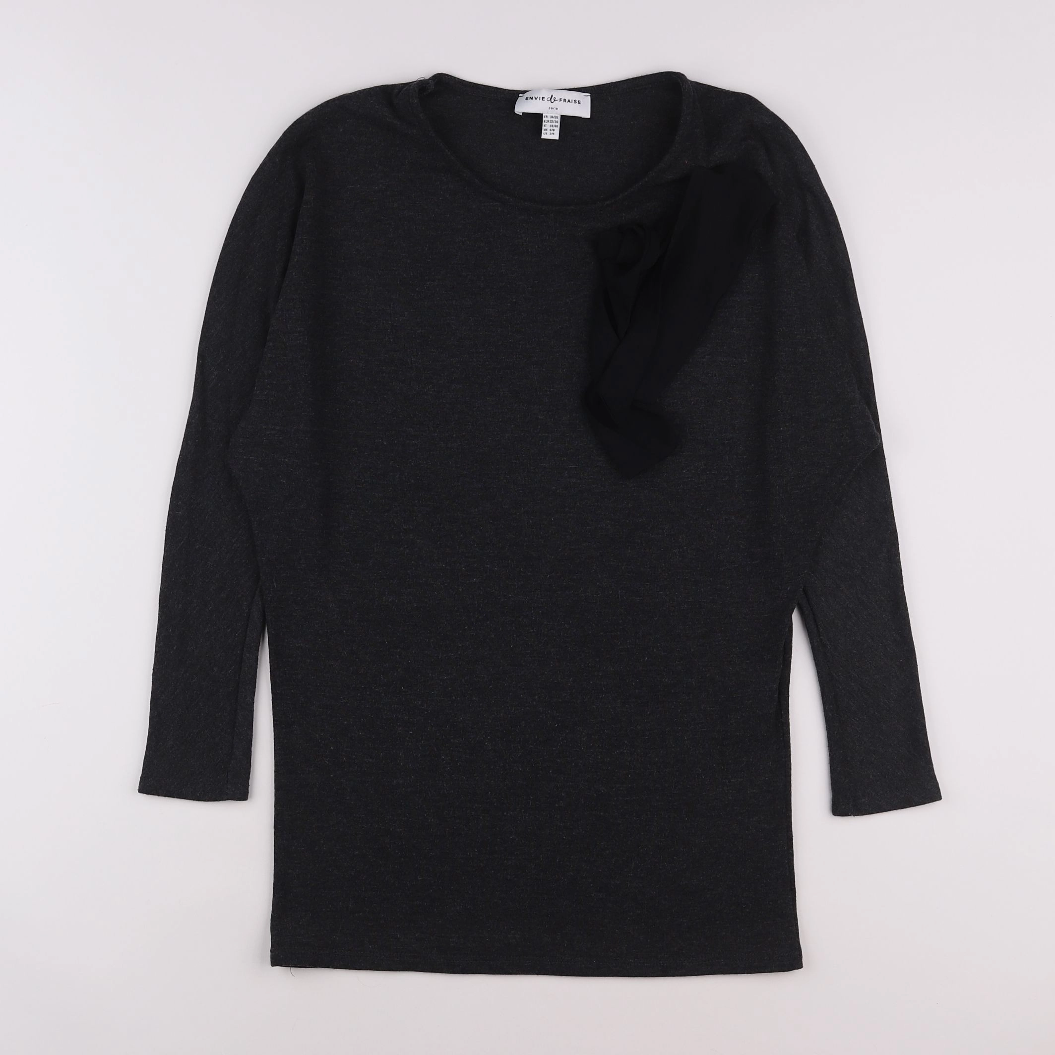 Envie de fraise - tee-shirt gris - 34 à 36