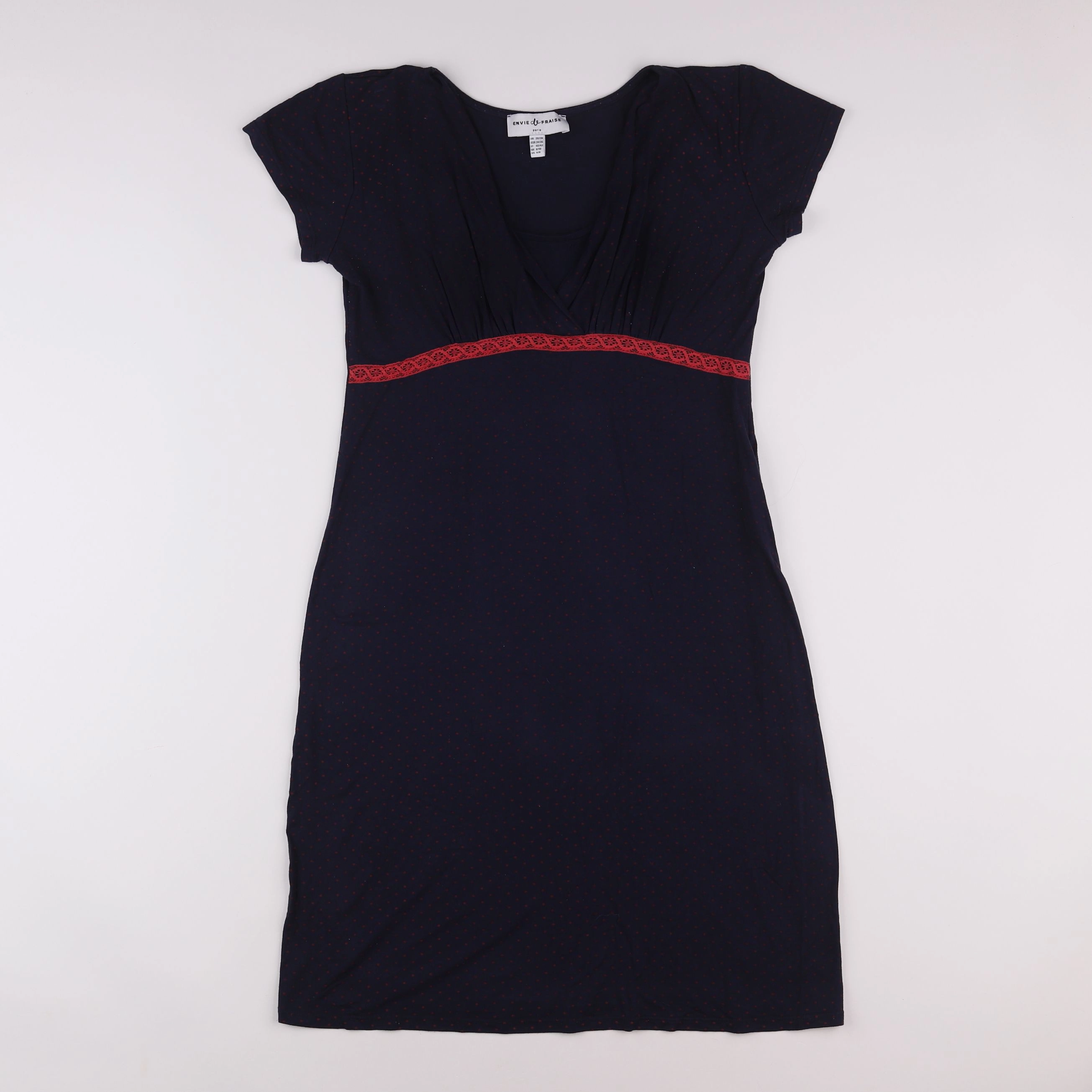 Envie de fraise - robe bleu - 36 à 38