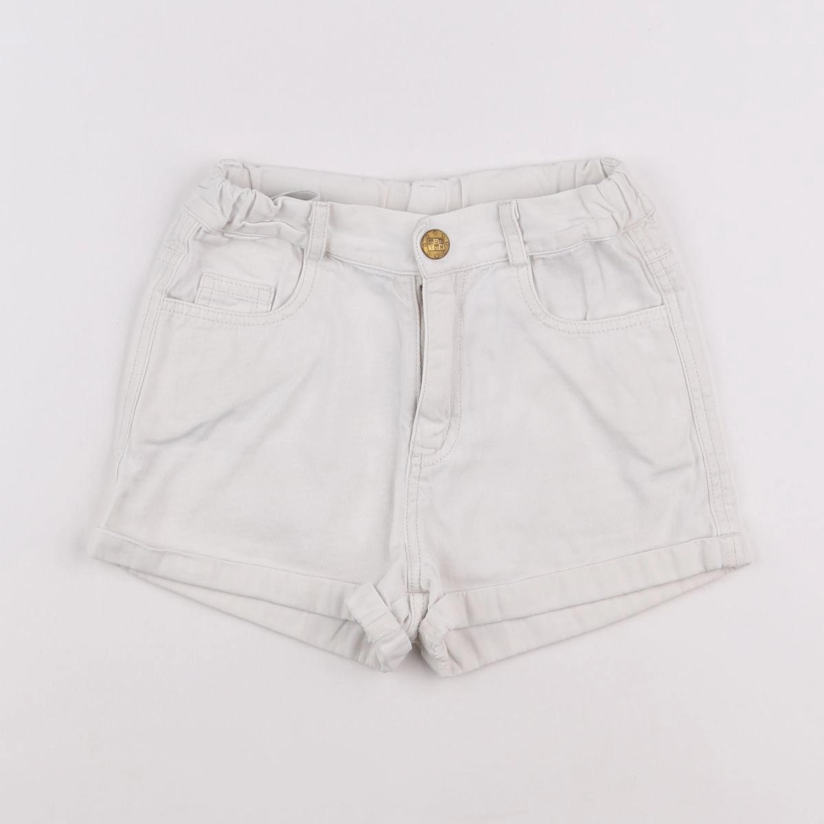 Bonton - short blanc - 8 ans