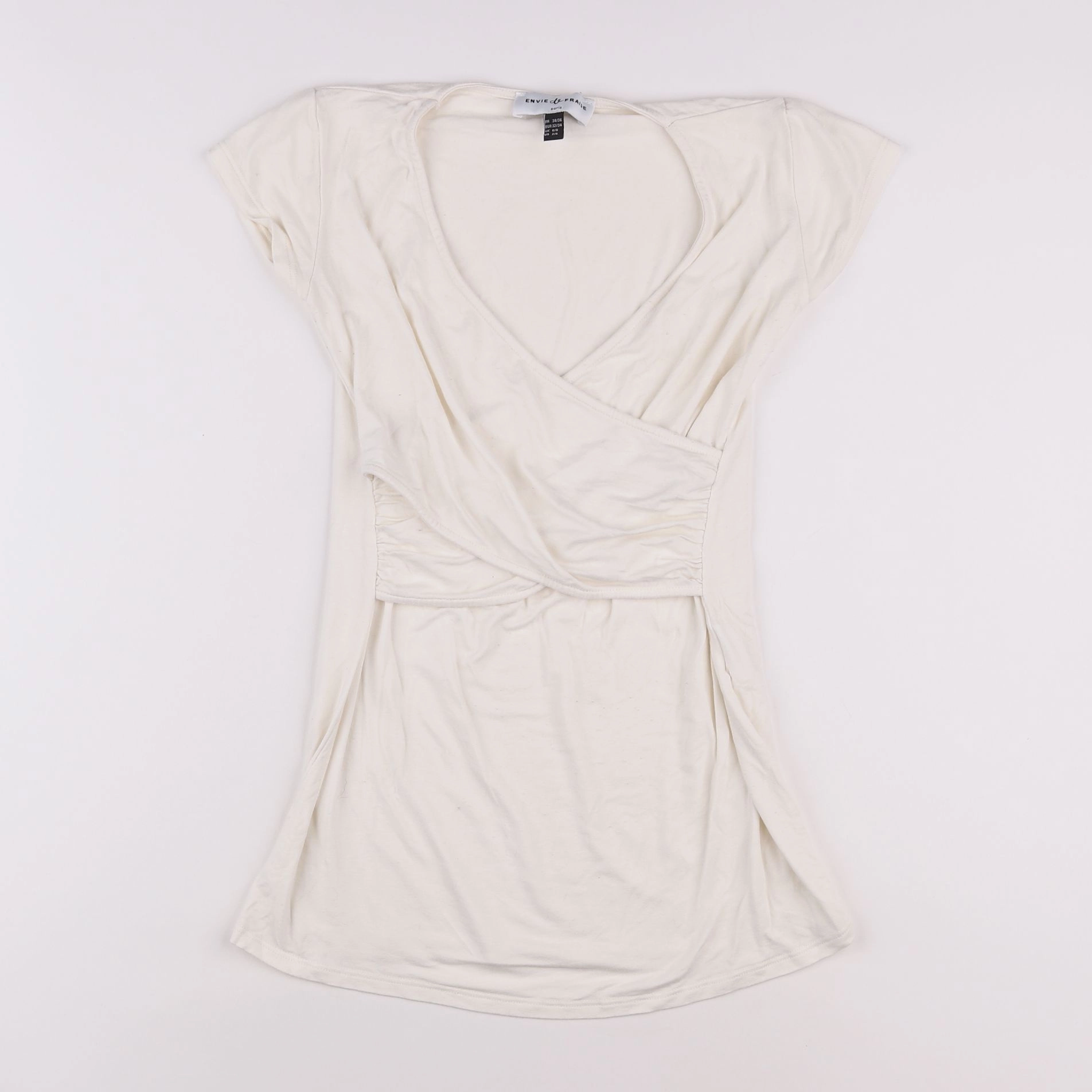 Envie de fraise - tee-shirt blanc - 34 à 36