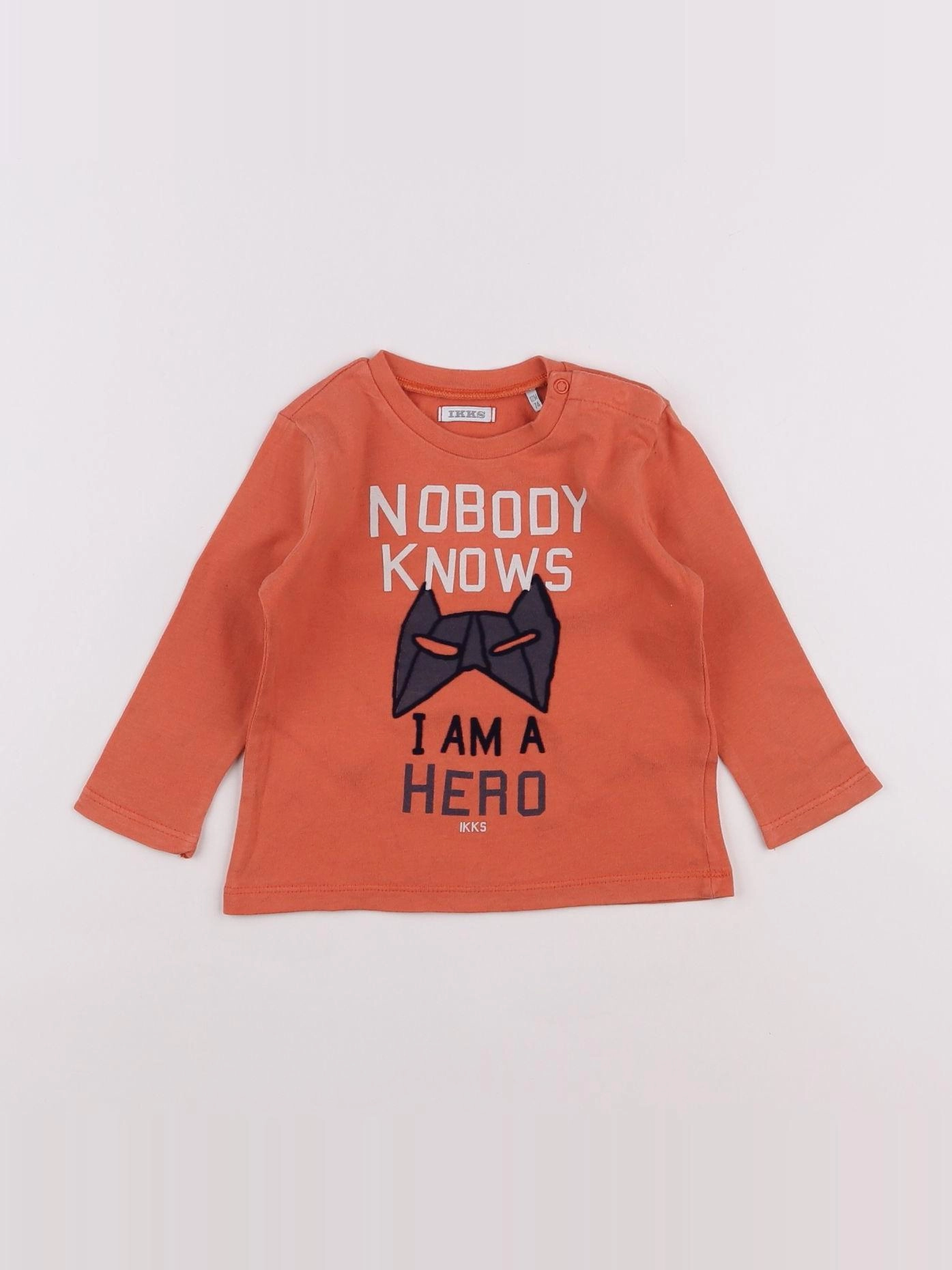 IKKS - tee-shirt orange - 12 mois