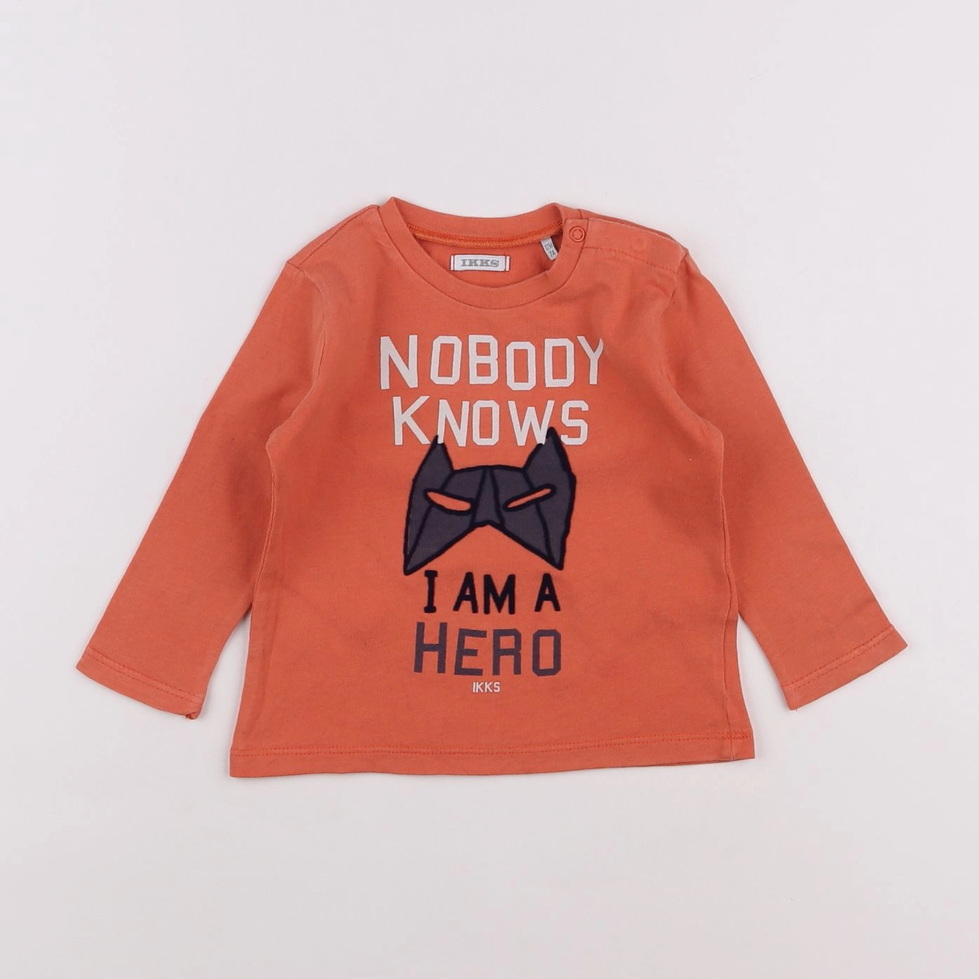 IKKS - tee-shirt orange - 12 mois