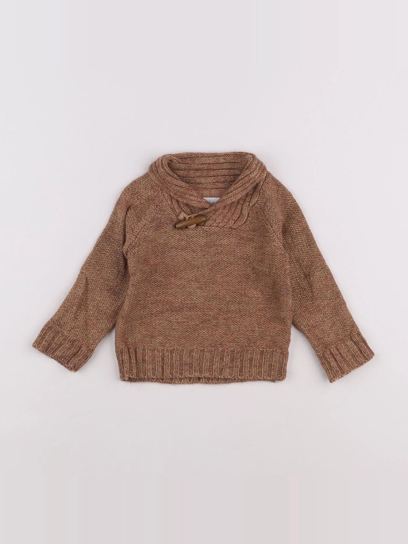 La Redoute - pull marron - 6 mois