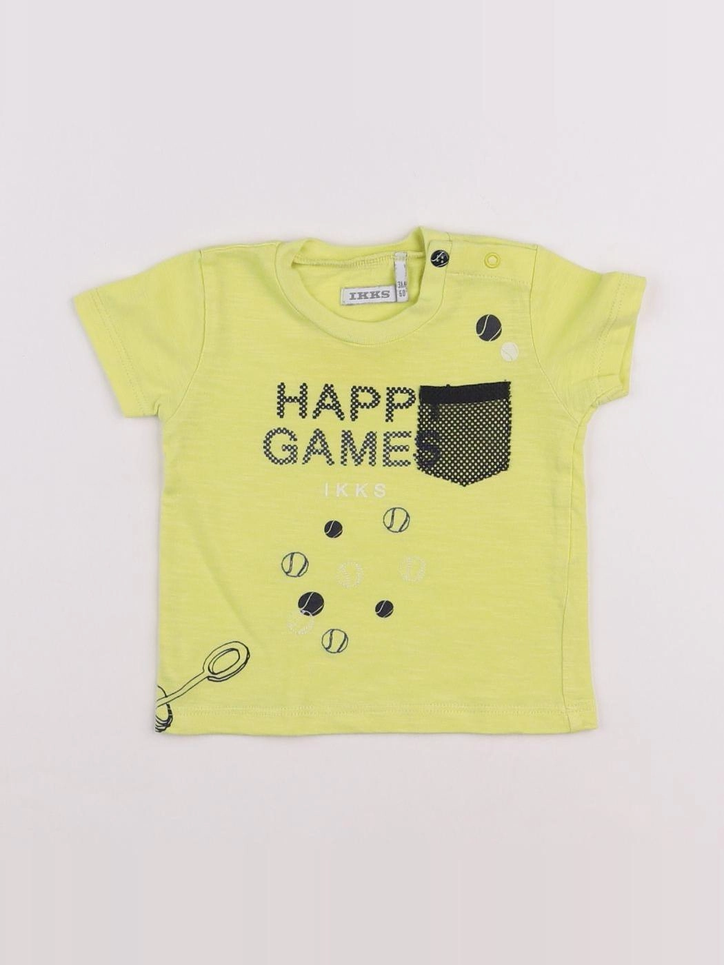 IKKS - tee-shirt jaune - 3 mois