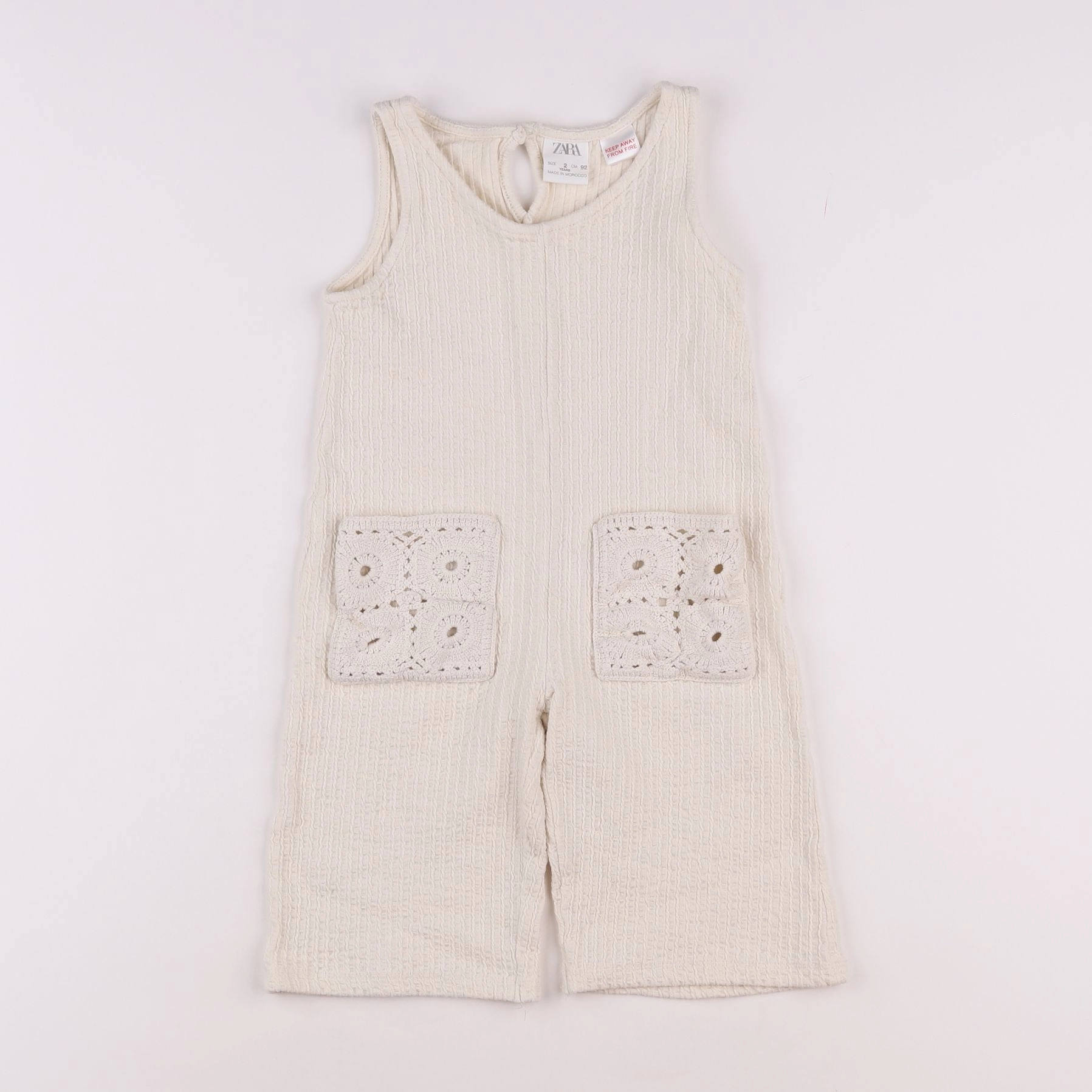 Zara - combinaison blanc - 2 ans