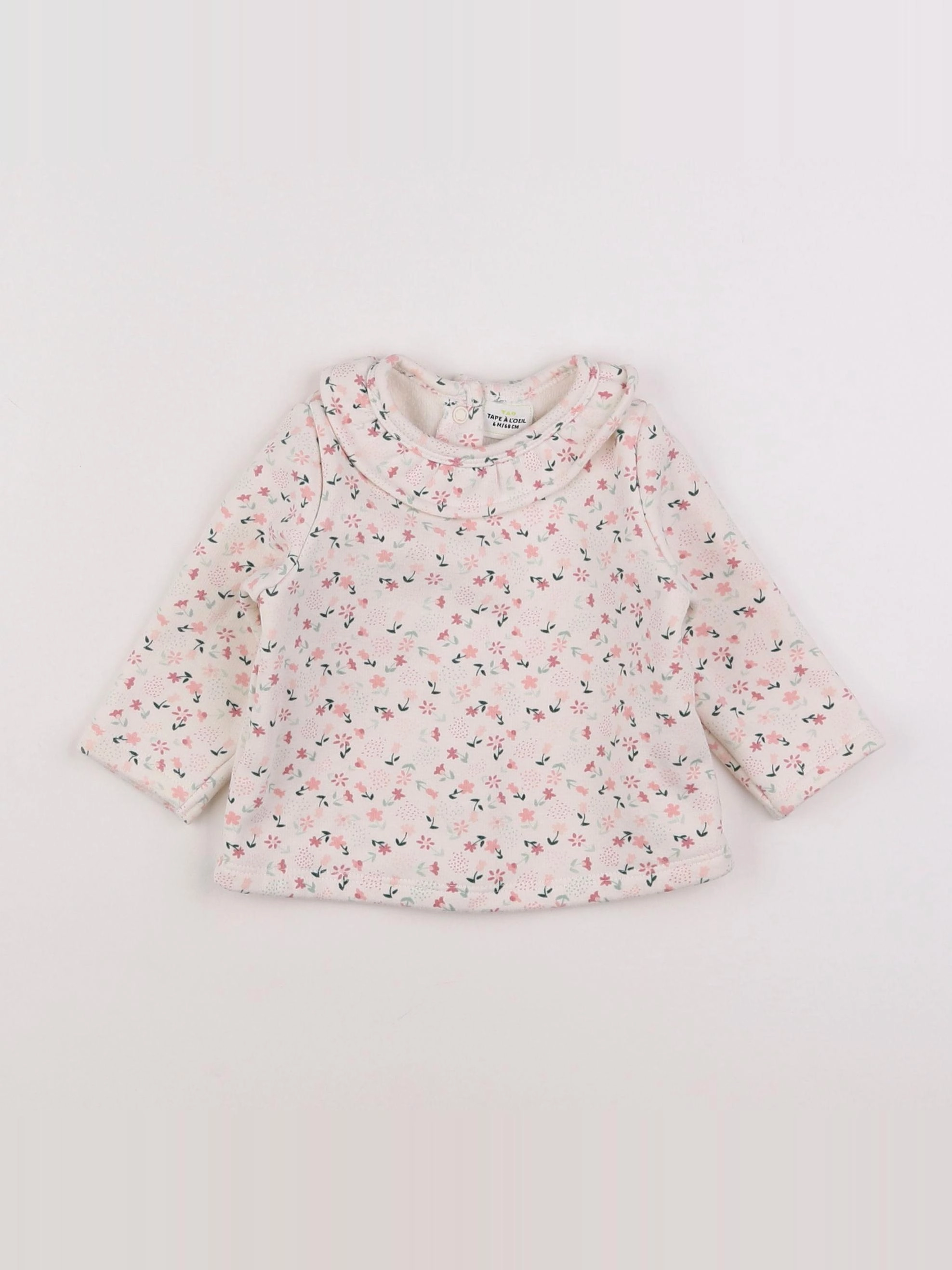 Tape à l'oeil - sweat rose - 6 mois