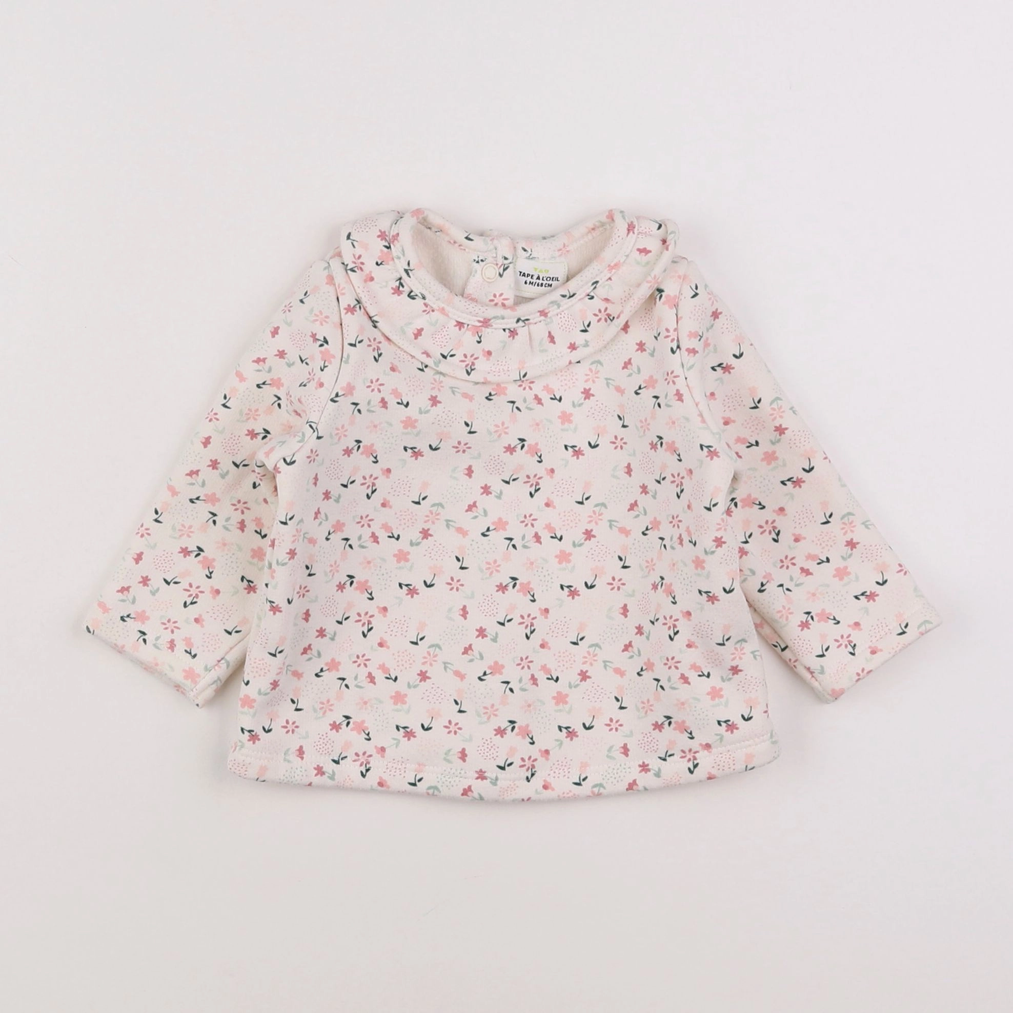 Tape à l'oeil - sweat rose - 6 mois
