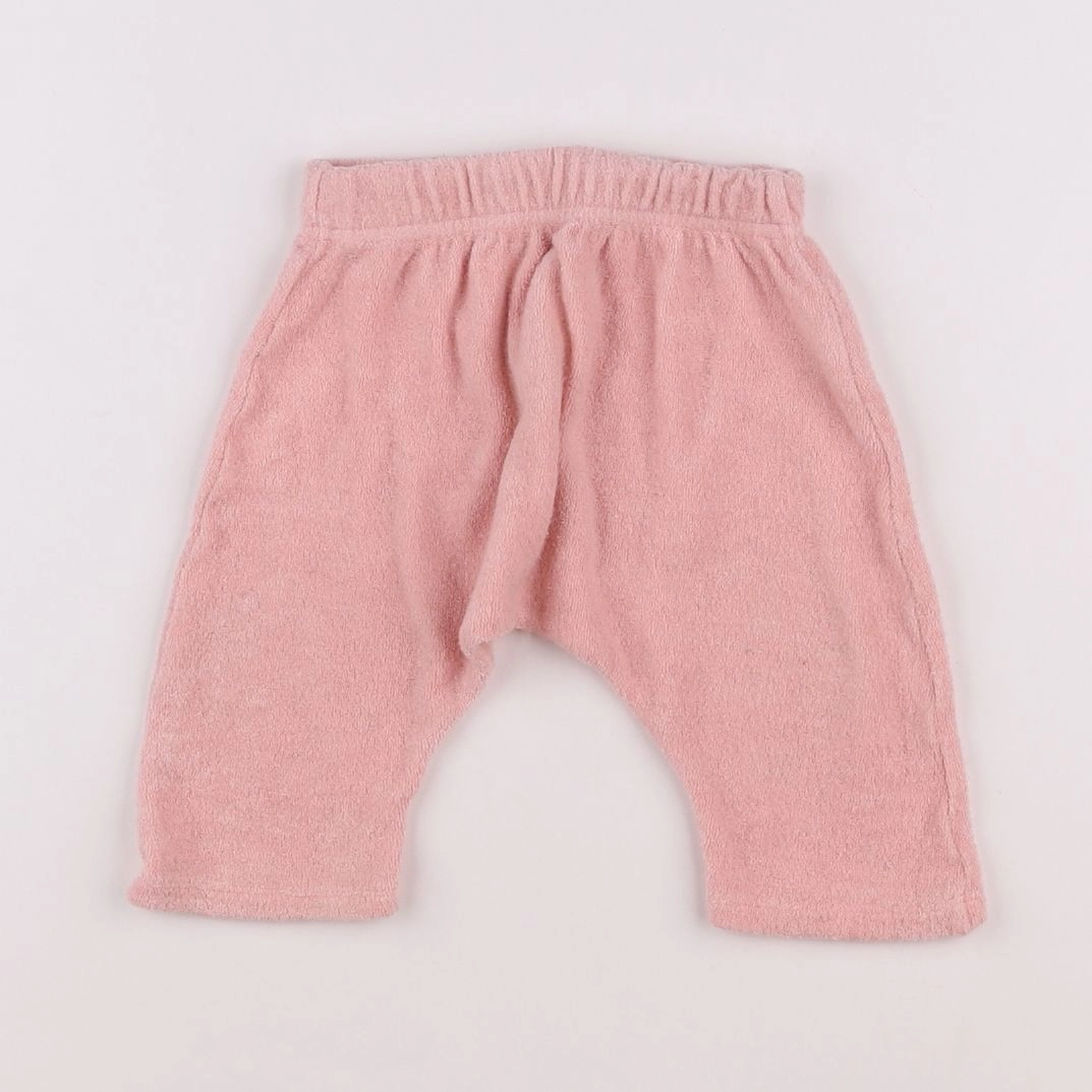 Petit Bateau - sarouel rose - 6 mois
