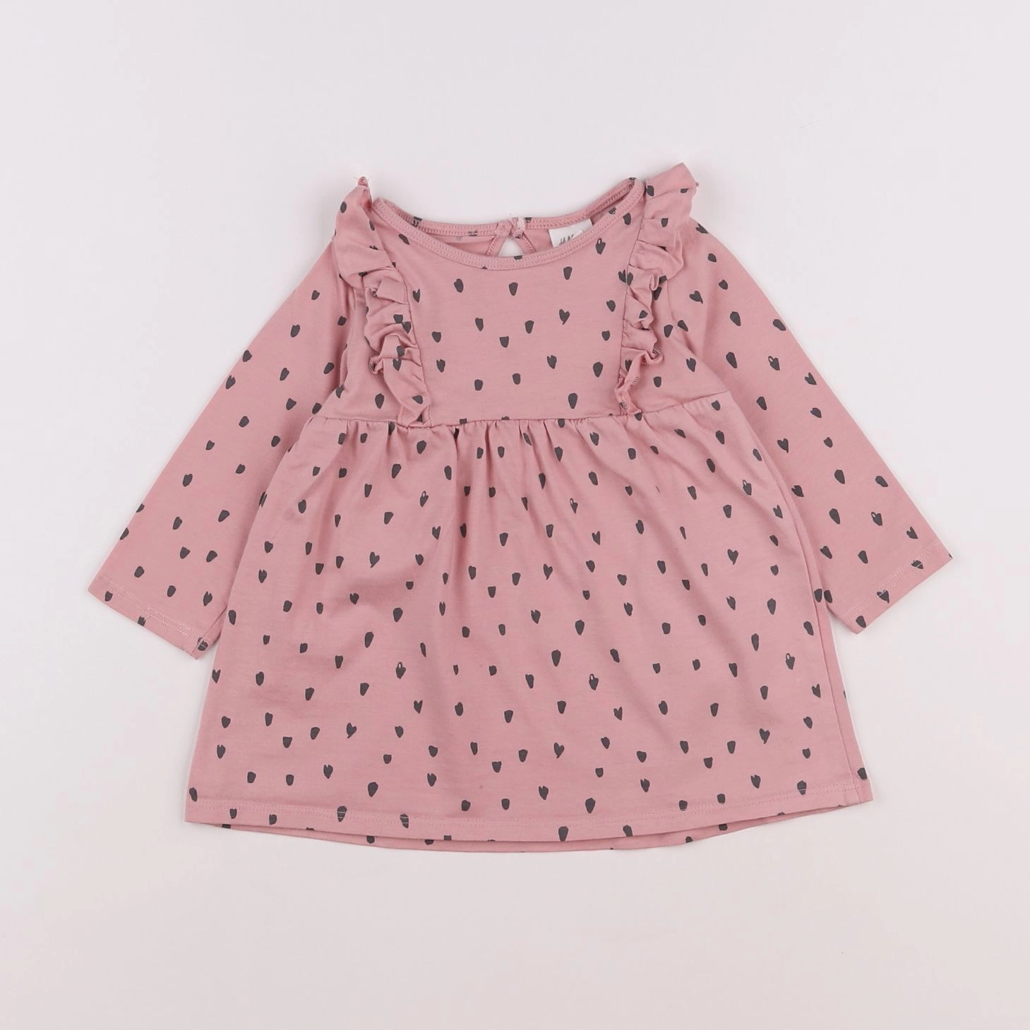 H&M - robe rose - 3/6 mois