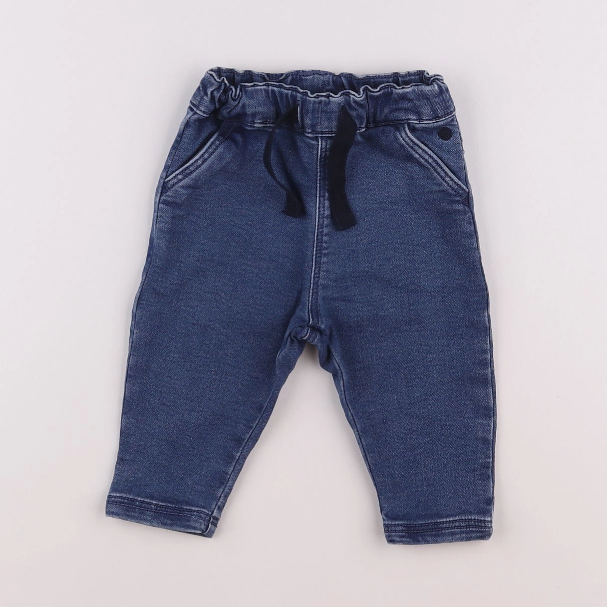 Petit Bateau - jean bleu - 6 mois