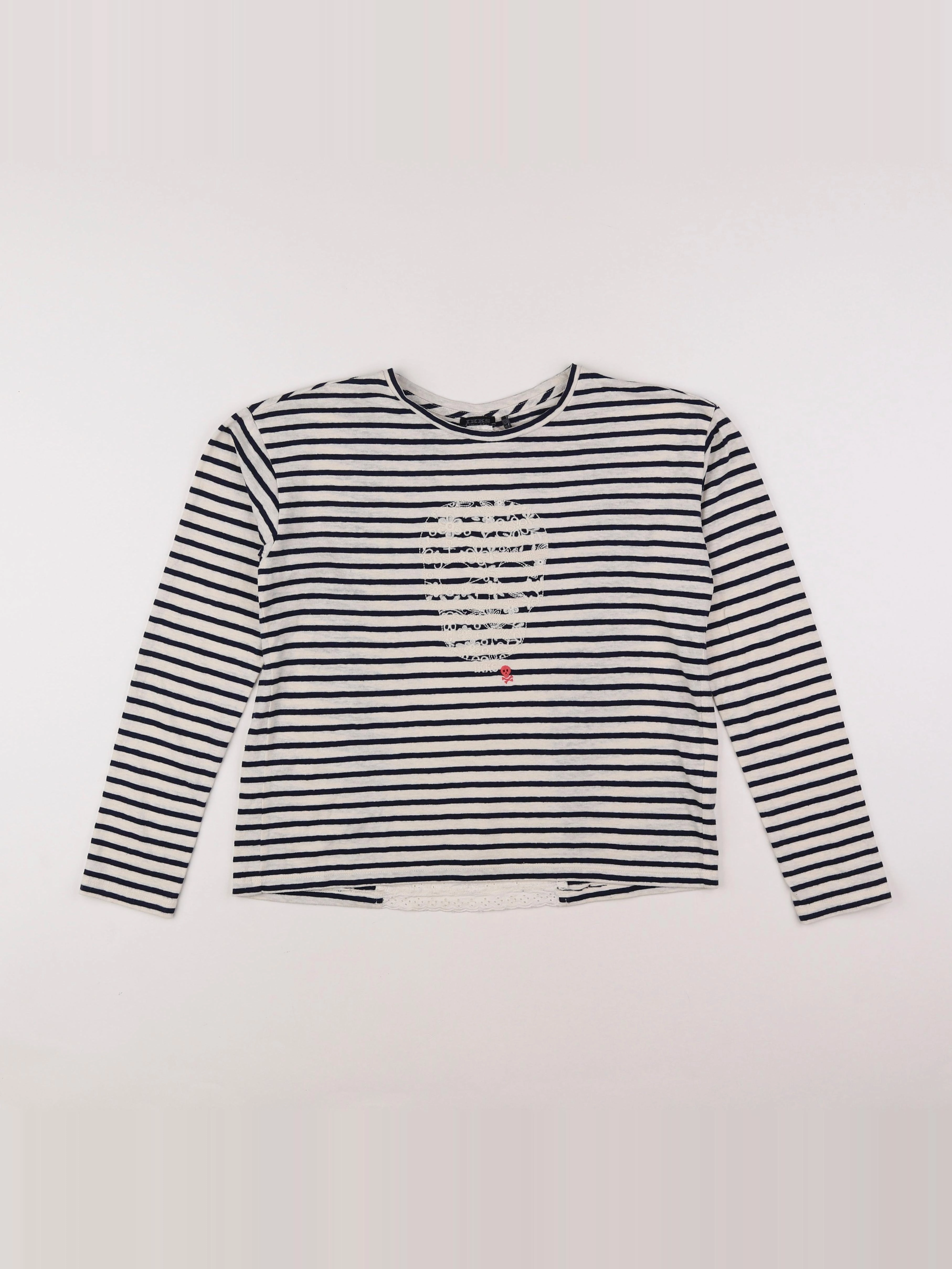 IKKS - tee-shirt blanc - 12 ans