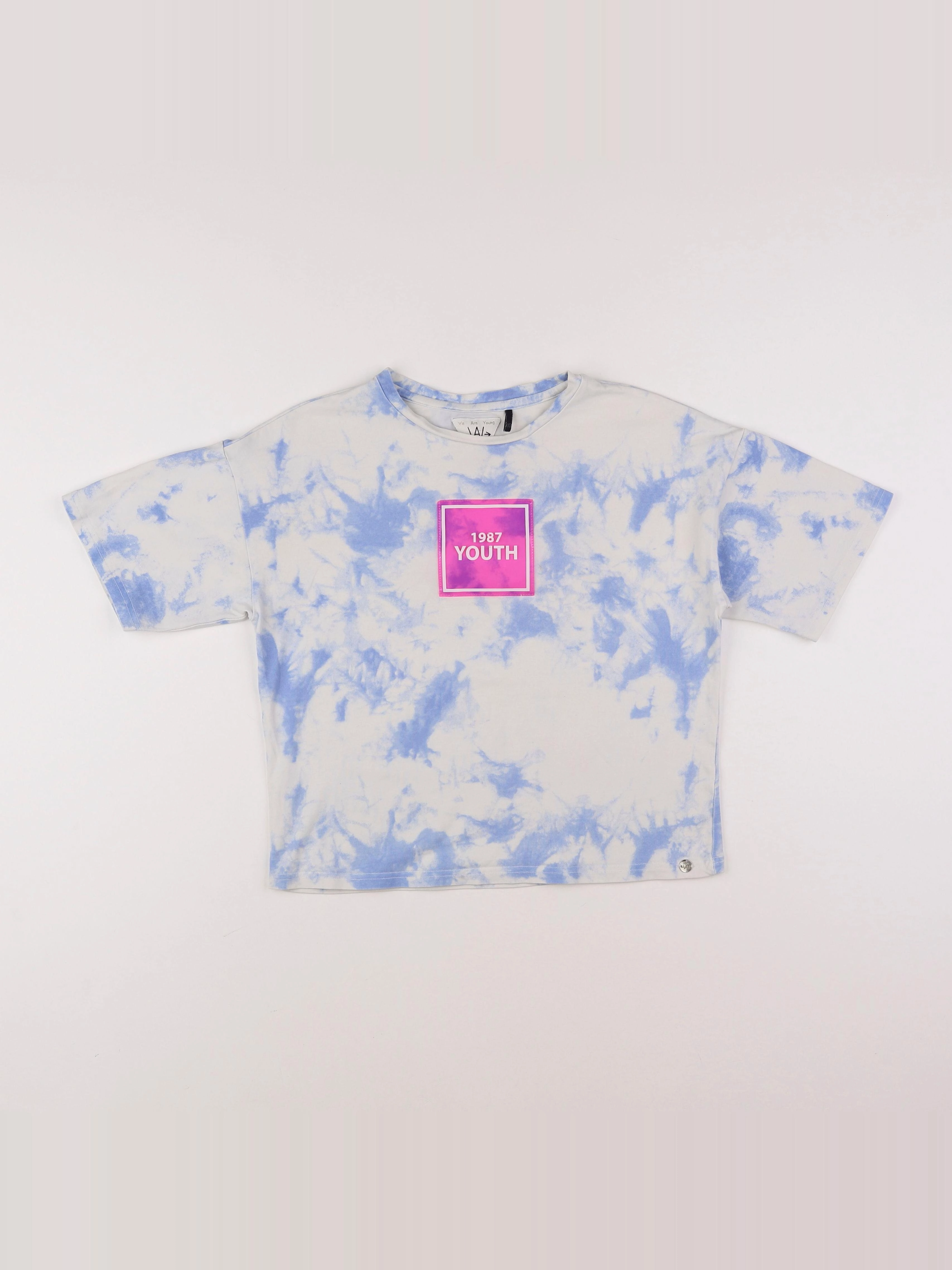 IKKS - tee-shirt bleu - 10 ans