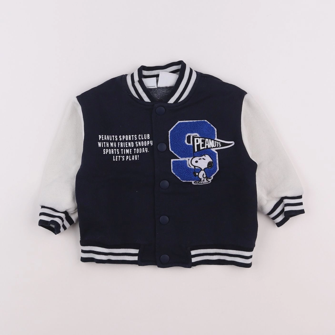 Zara - sweat bleu - 9/12 mois