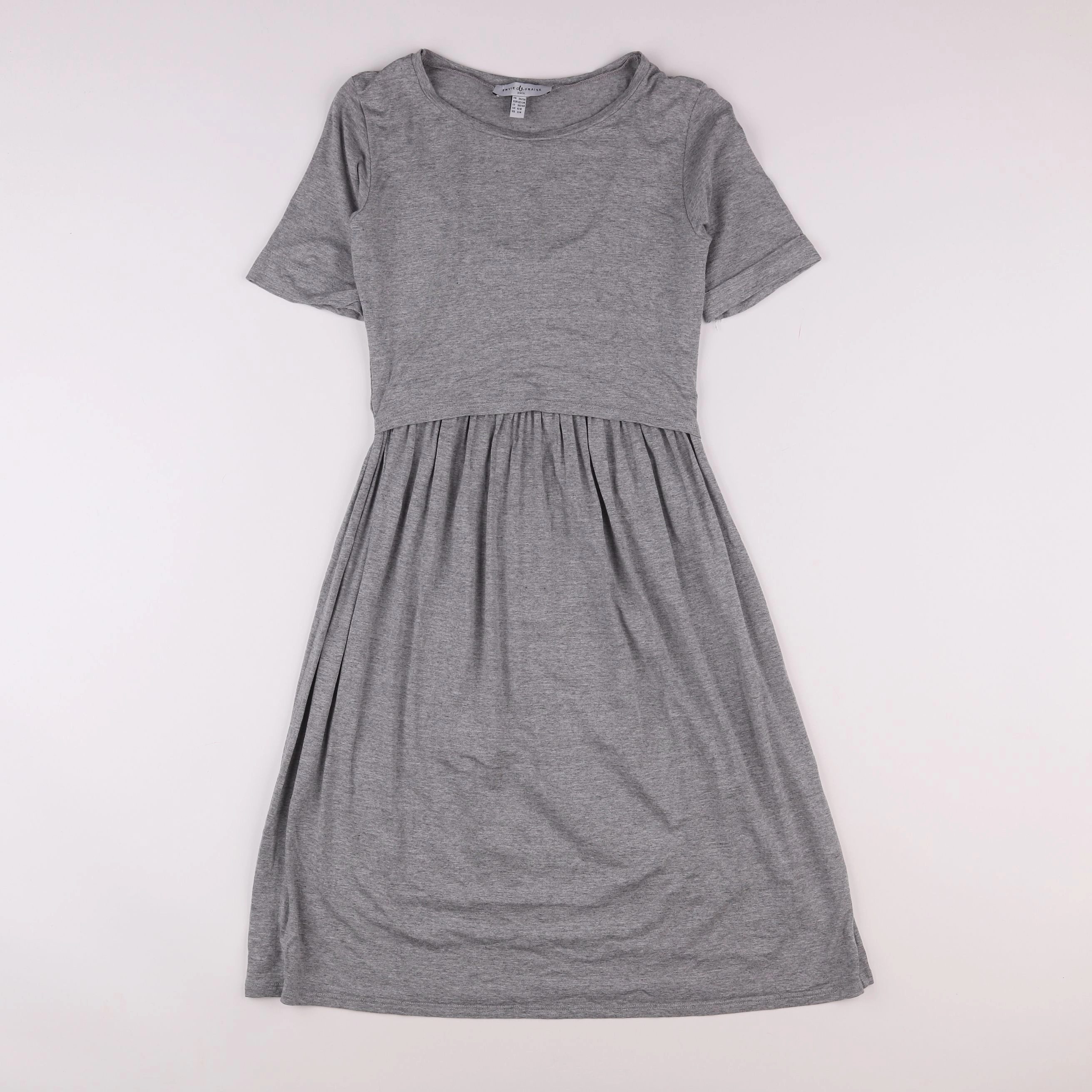 Envie de fraise - robe gris - 34 à 36
