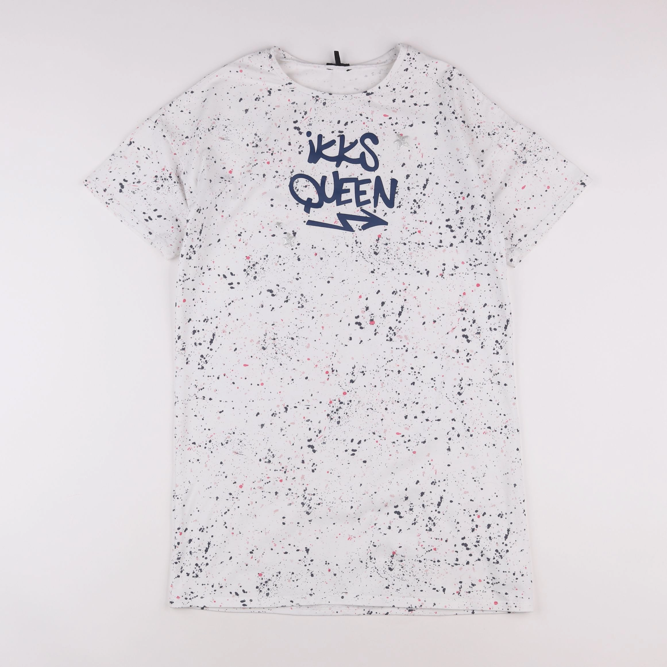 IKKS - robe blanc, bleu - 12 ans