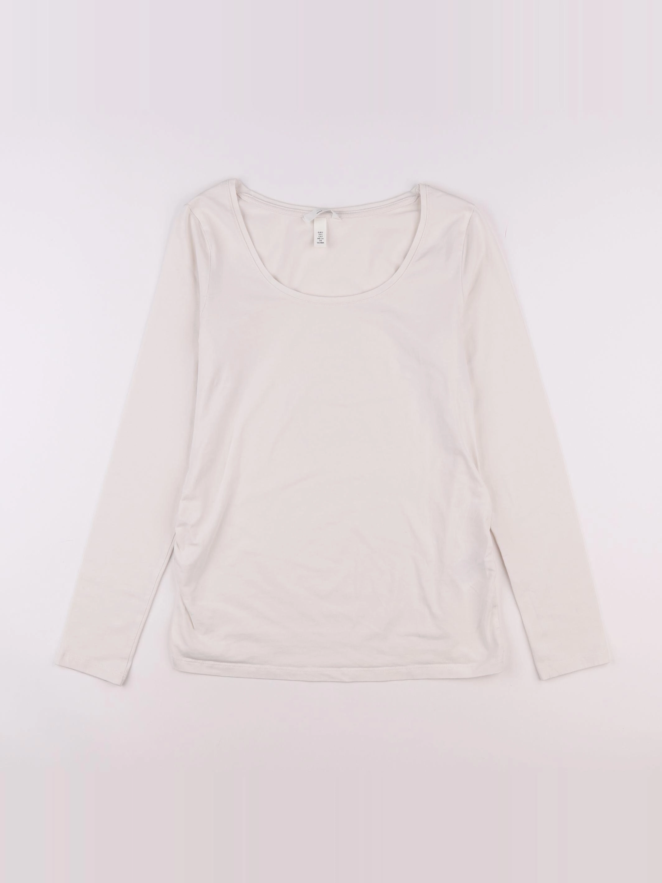 H&M - tee-shirt blanc - 36