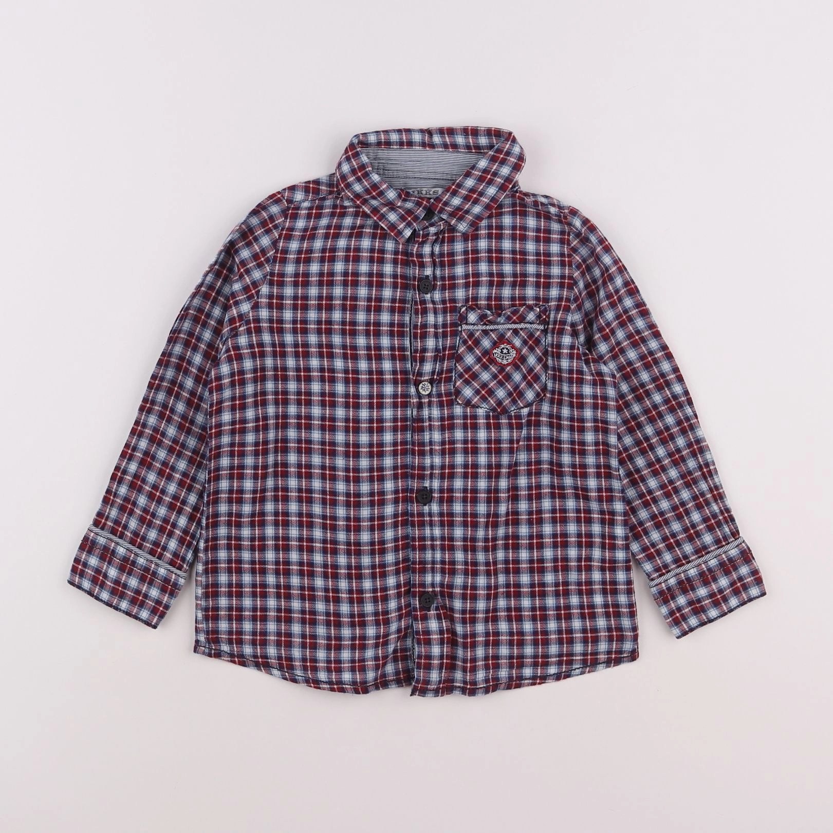 IKKS - chemise rouge - 2 ans