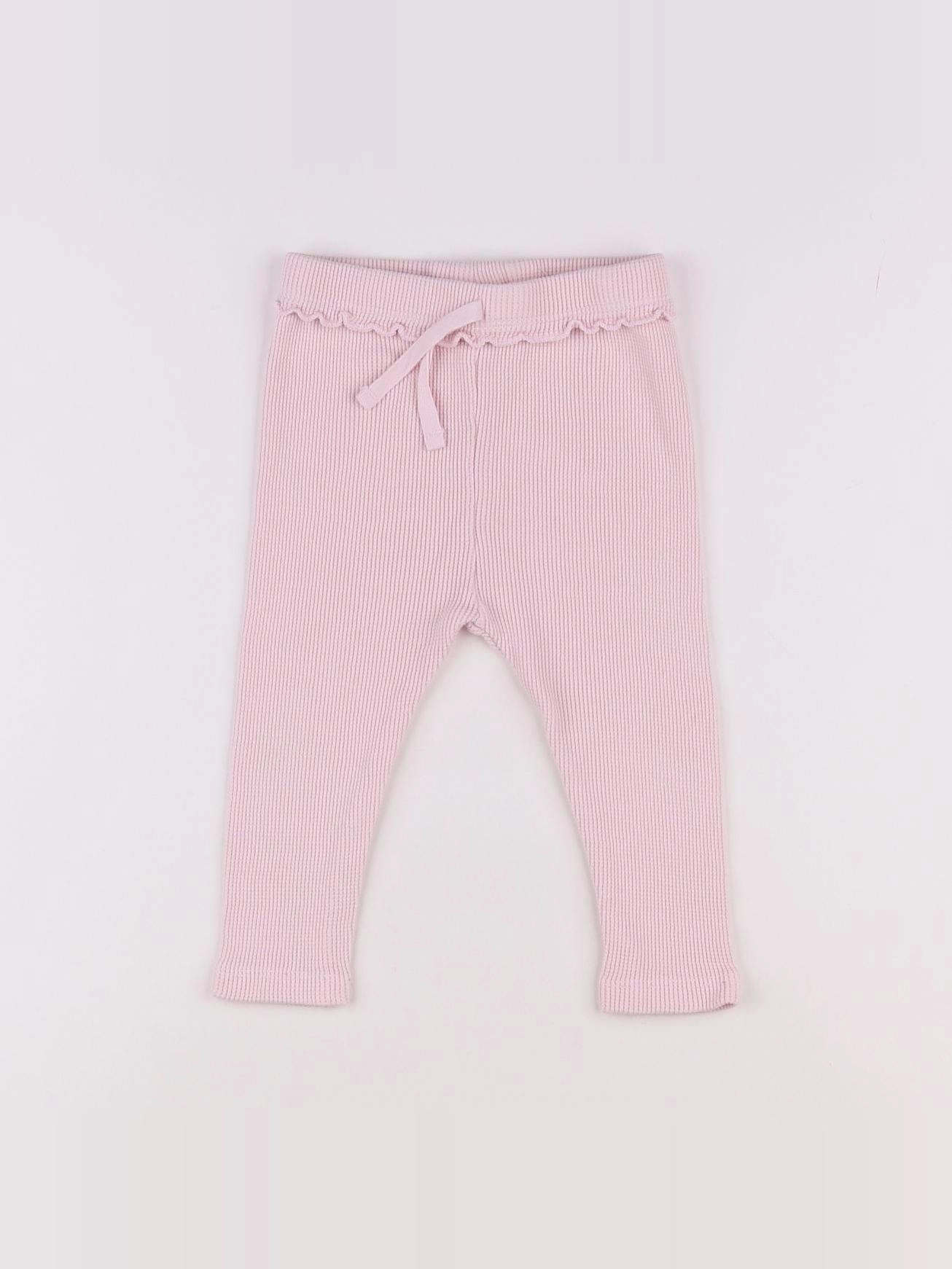 Zara - legging rose - 9/12 mois
