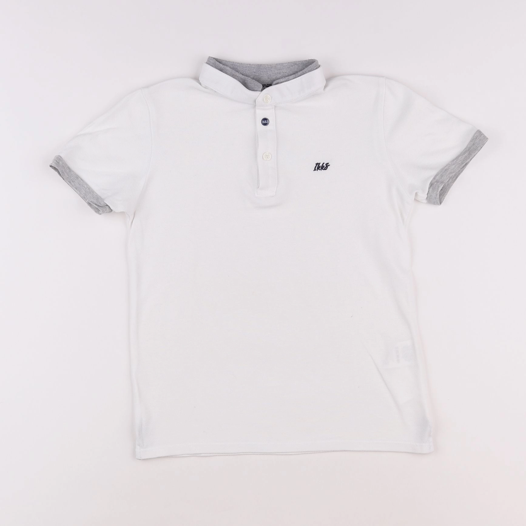 IKKS - polo blanc - 8 ans