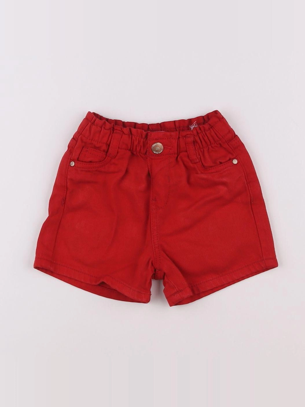 Mango - short rouge - 12/18 mois