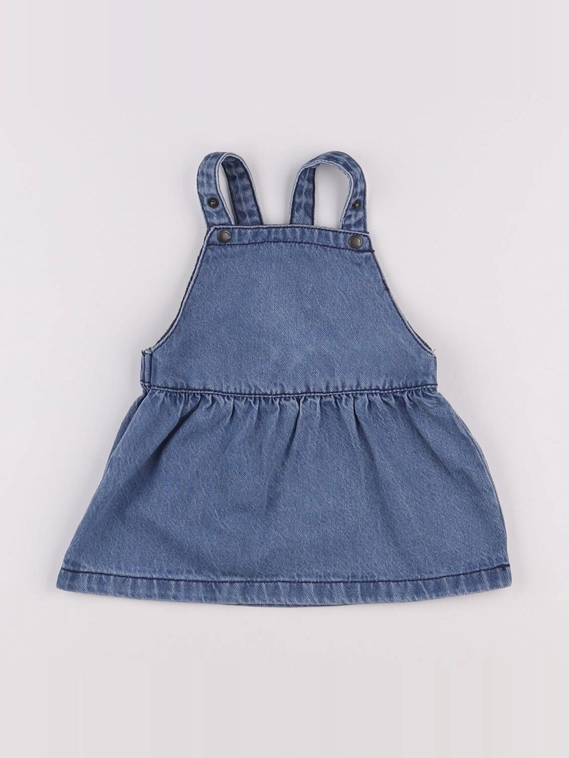 Vertbaudet - robe bleu - 12 mois