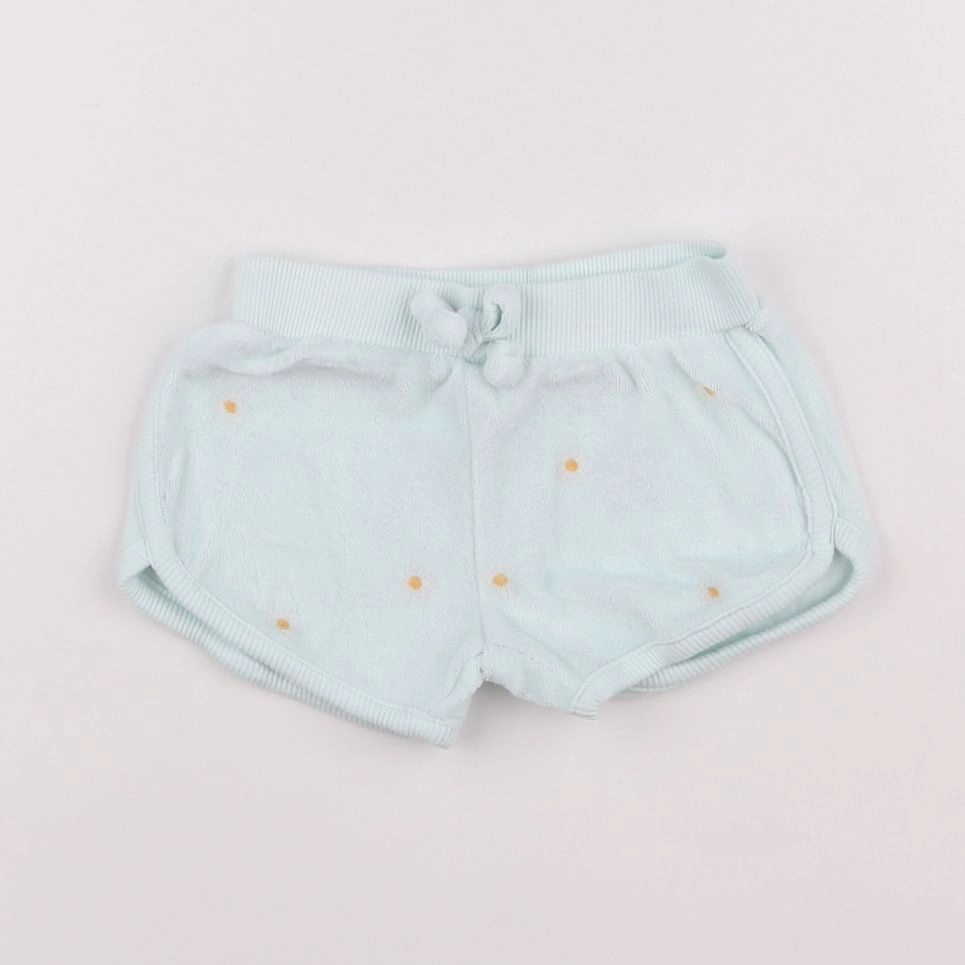 Vertbaudet - short vert - 6/9 mois