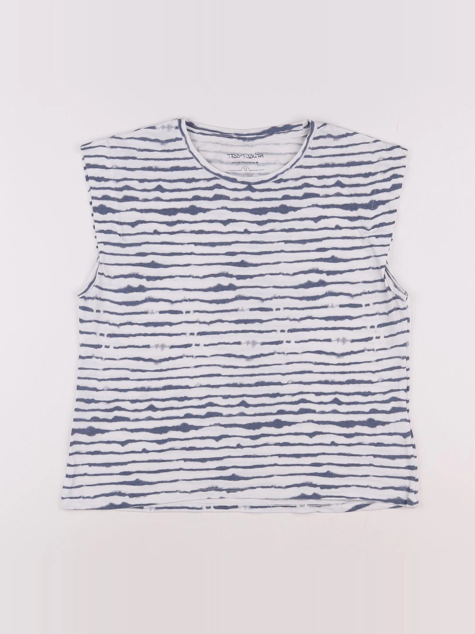 Teddy Smith - tee-shirt bleu - 12 ans