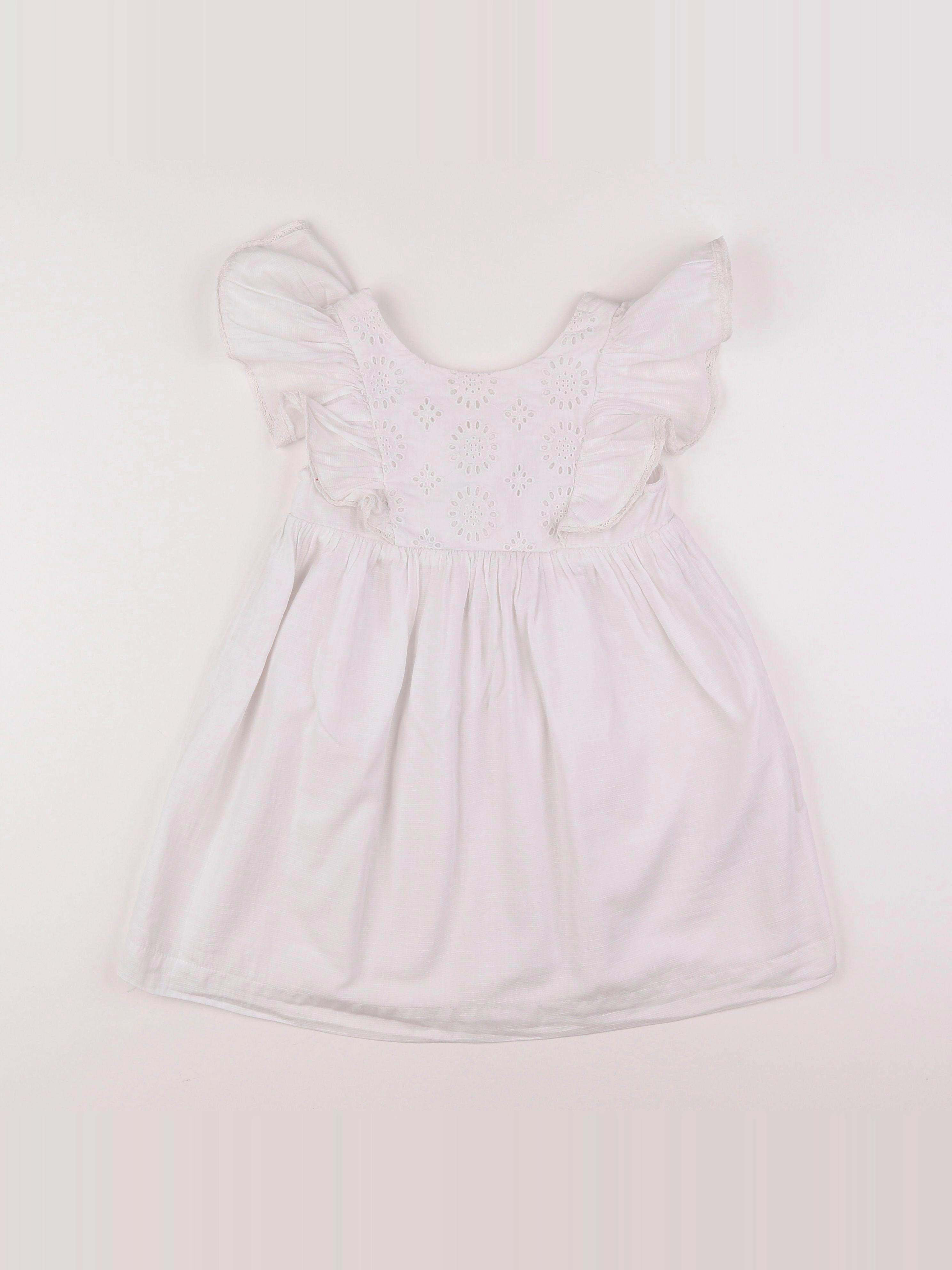 Vertbaudet - robe blanc - 5 ans