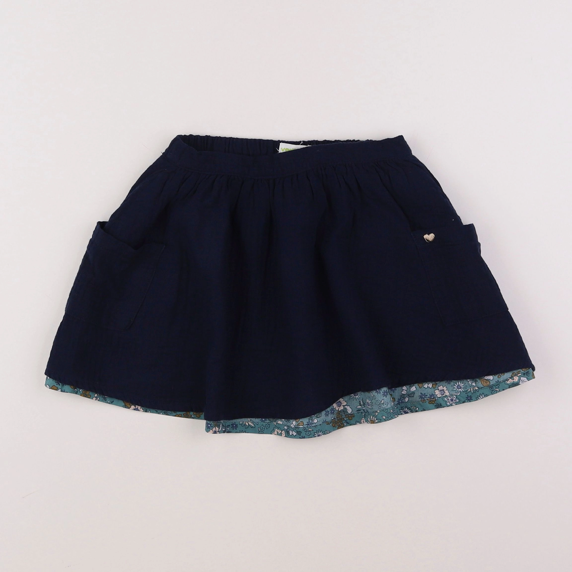 Vertbaudet - jupe bleu - 5 ans
