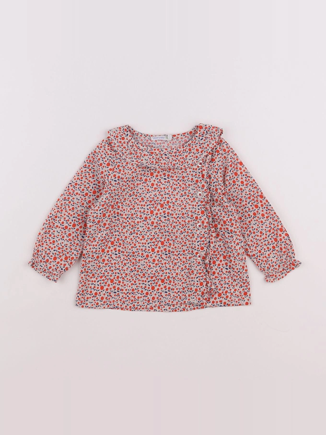 Boutchou - blouse multicolore - 6 mois