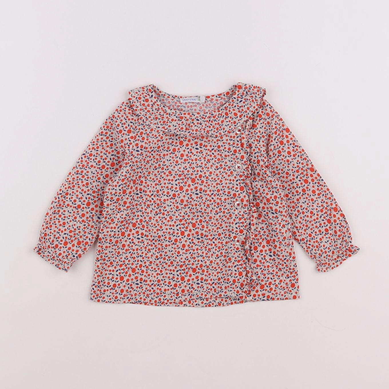 Boutchou - blouse multicolore - 6 mois