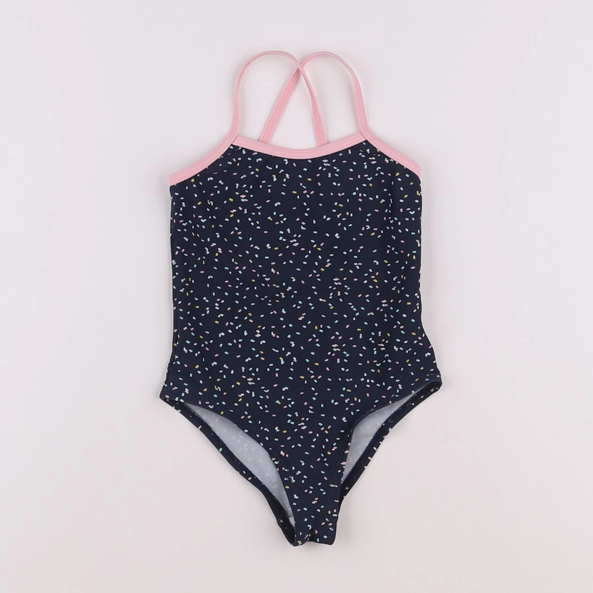 Vertbaudet - maillot de bain bleu - 2 ans