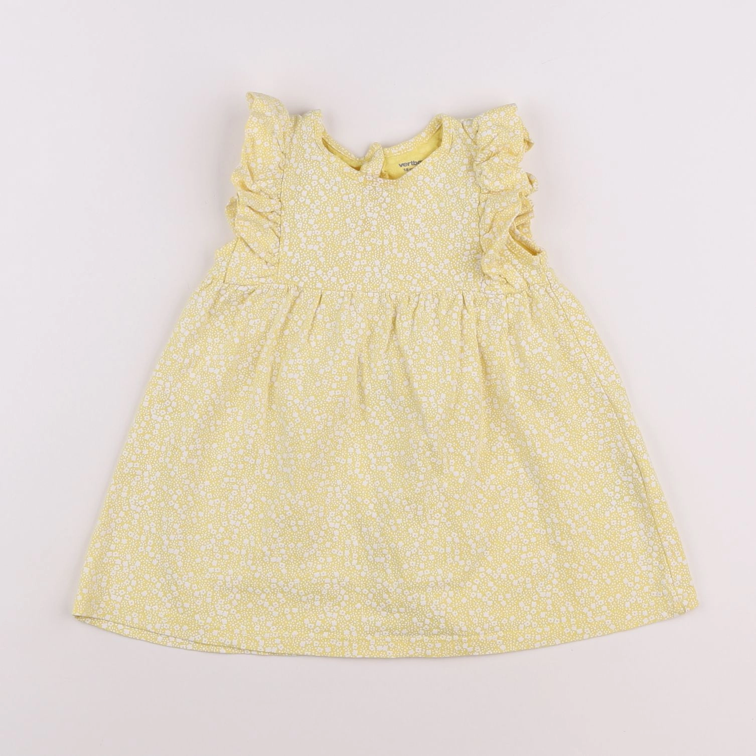 Vertbaudet - robe jaune - 18 mois