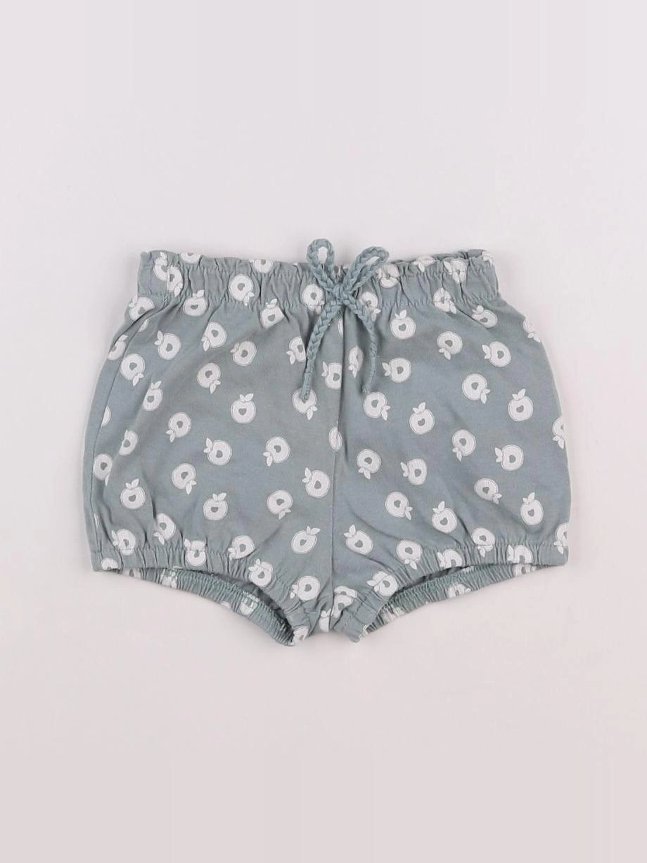 Vertbaudet - short vert - 12 mois