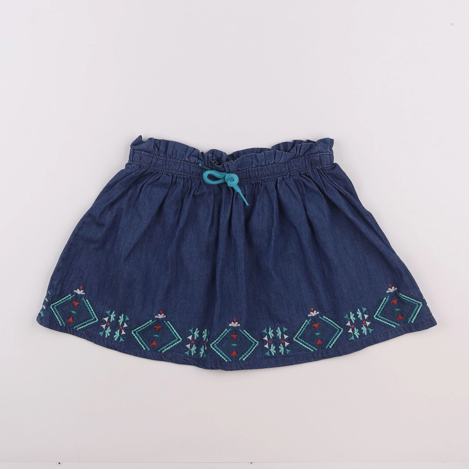Vertbaudet - jupe bleu - 8 ans