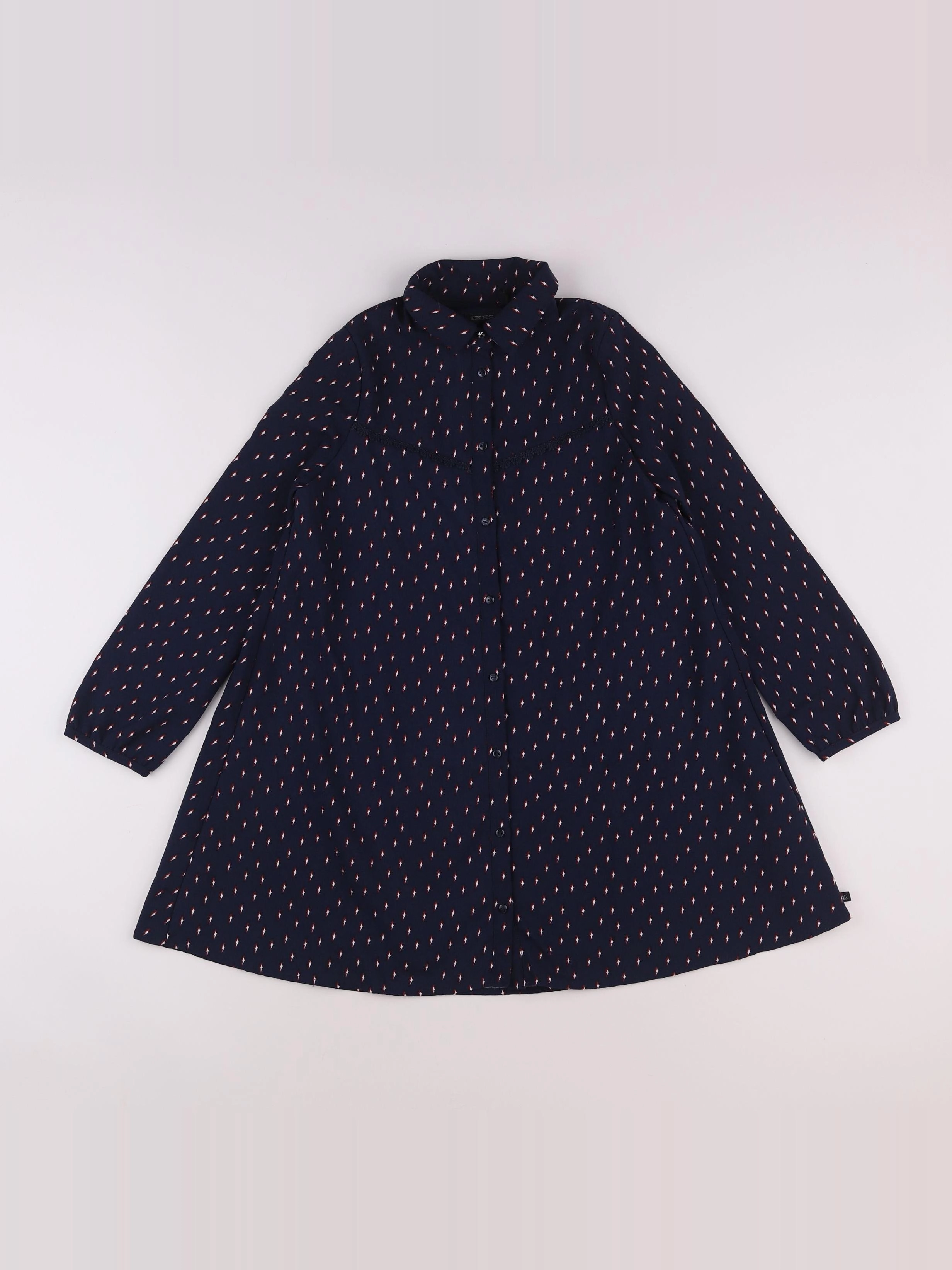 IKKS - robe bleu - 10 ans