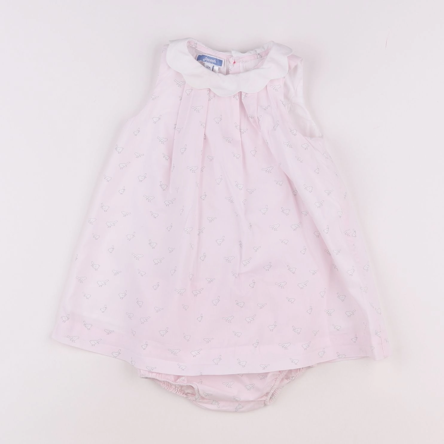 Jacadi - robe rose - 12 mois