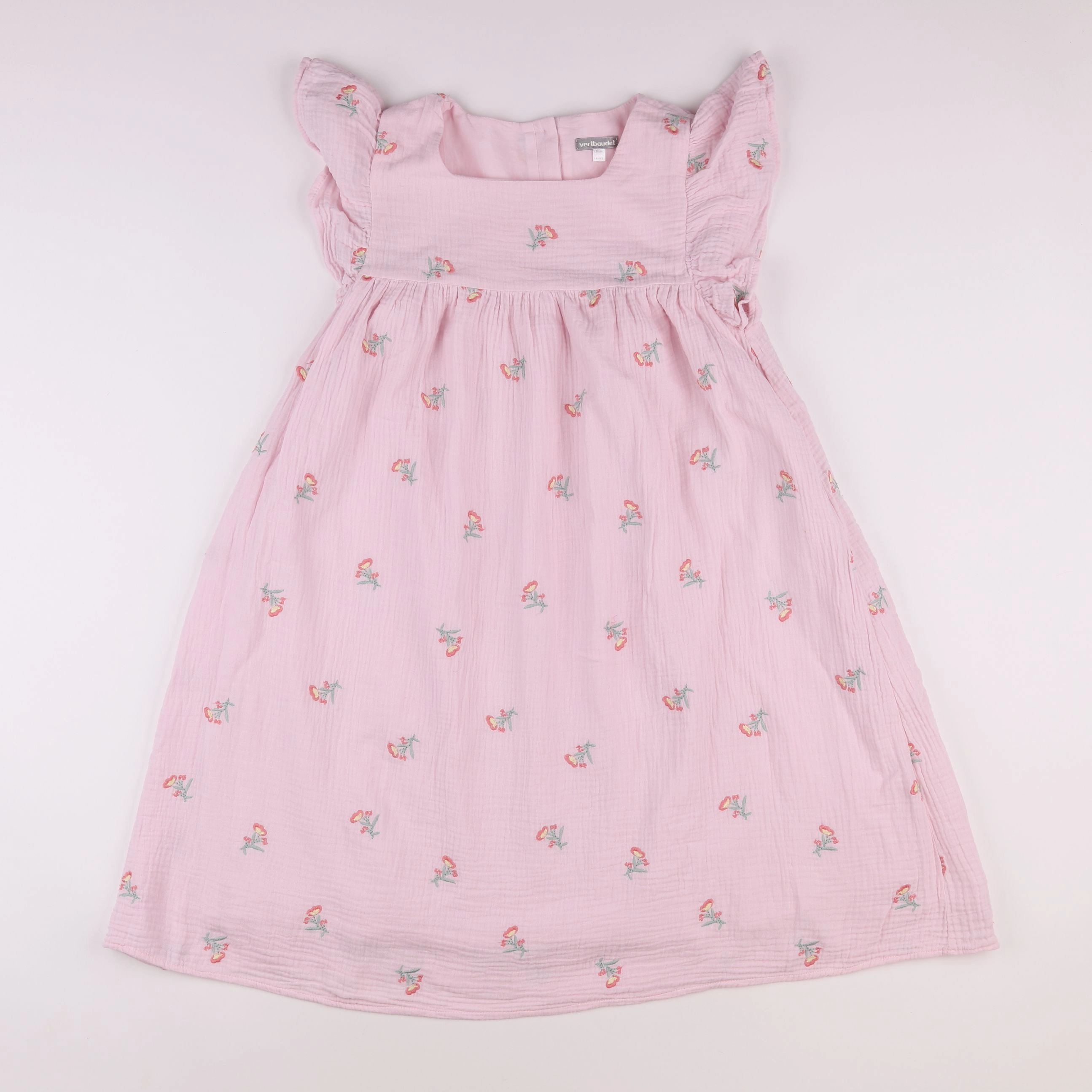 Vertbaudet - robe rose - 14 ans
