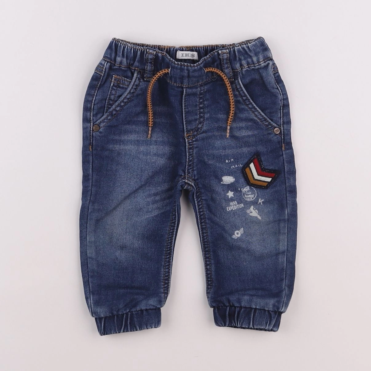 IKKS - jean bleu - 12 mois