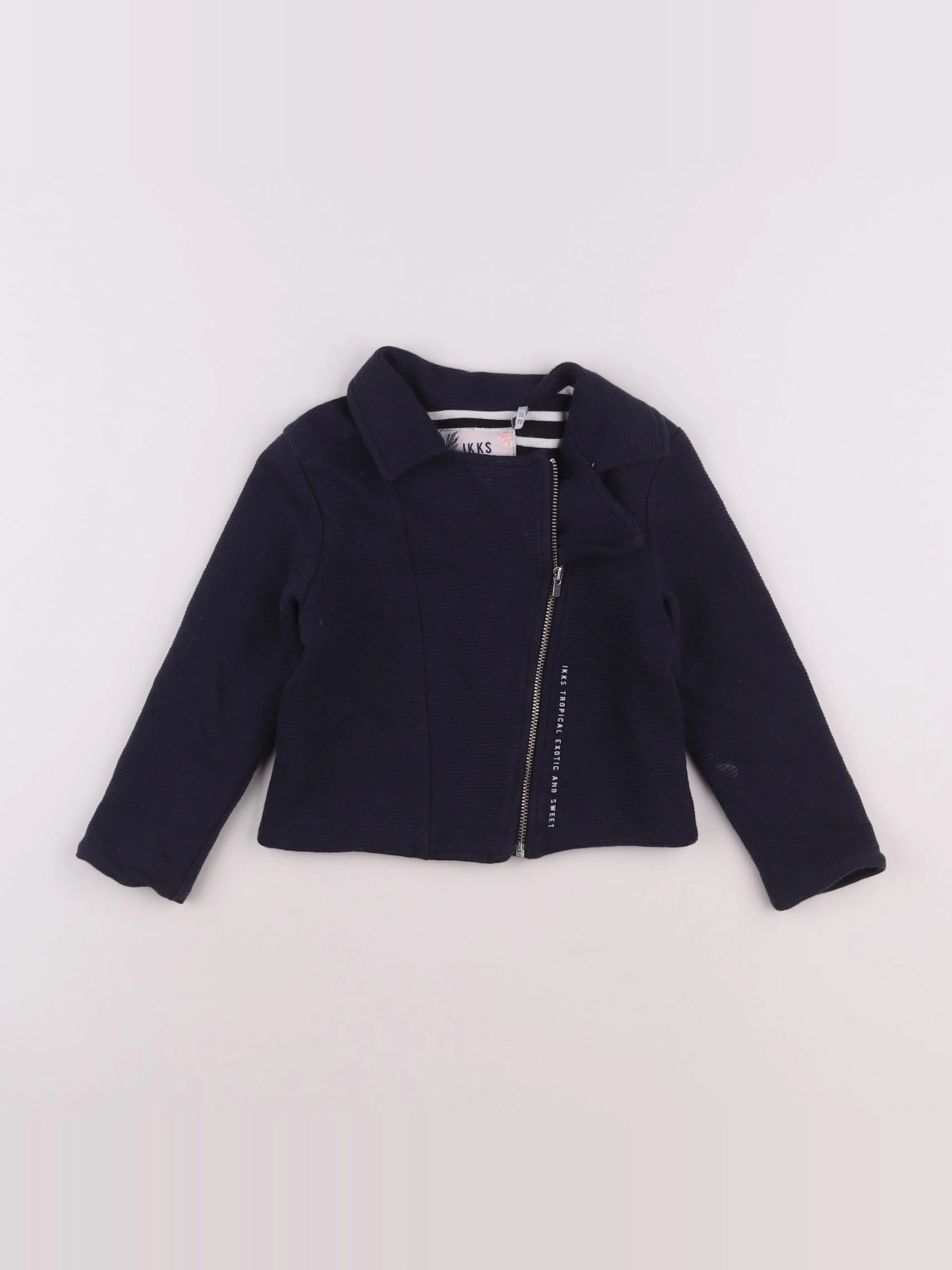 IKKS - veste bleu - 3 ans