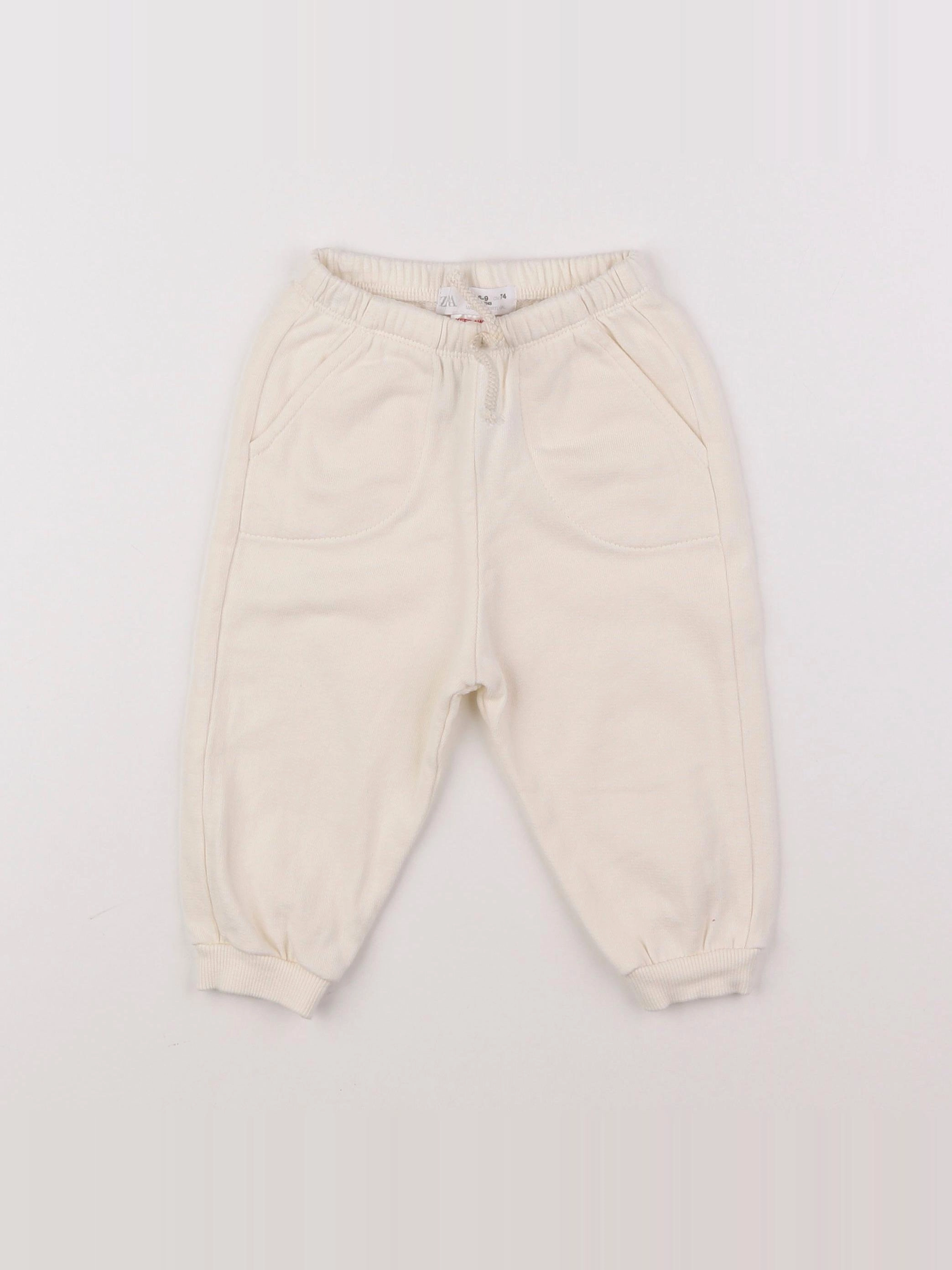 Zara - pantalon beige - 6/9 mois