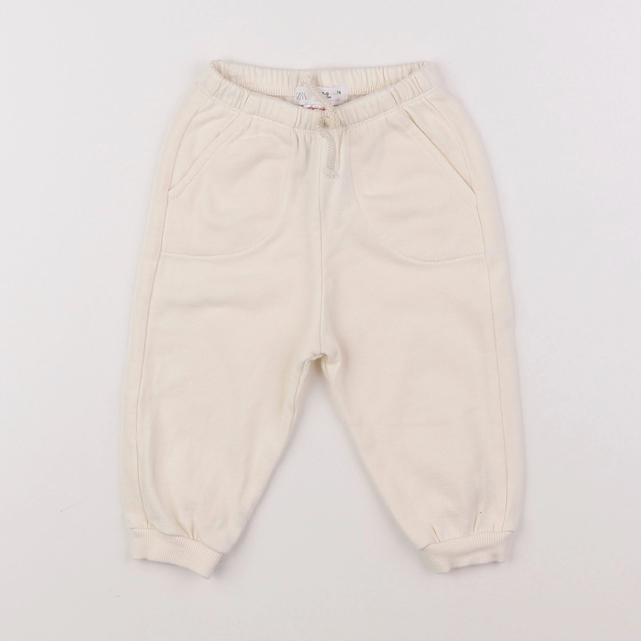 Zara - pantalon beige - 6/9 mois