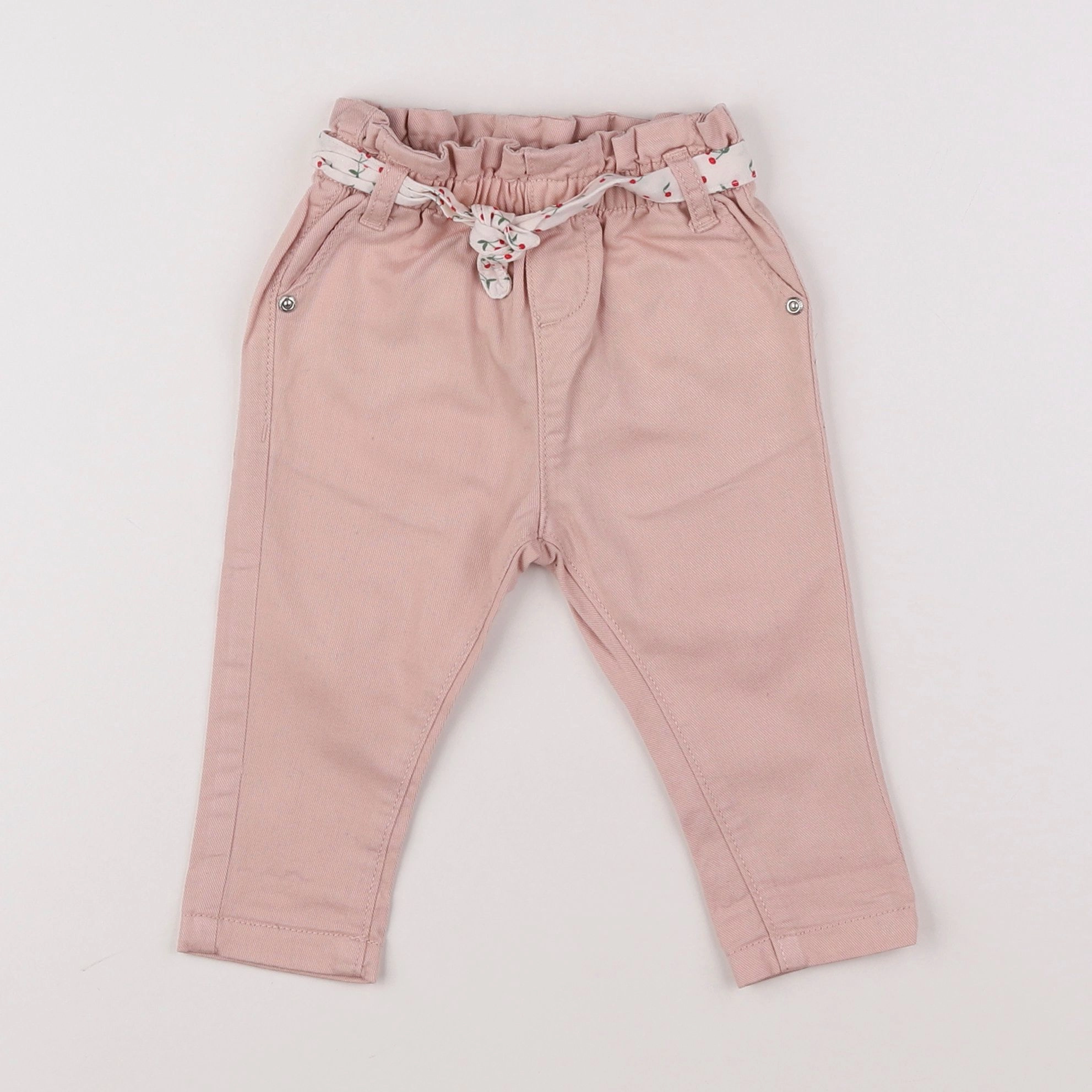 Vertbaudet - pantalon rose - 6 mois