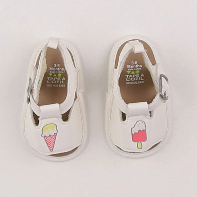 Tape à l'oeil - chaussons beige - pointure 17