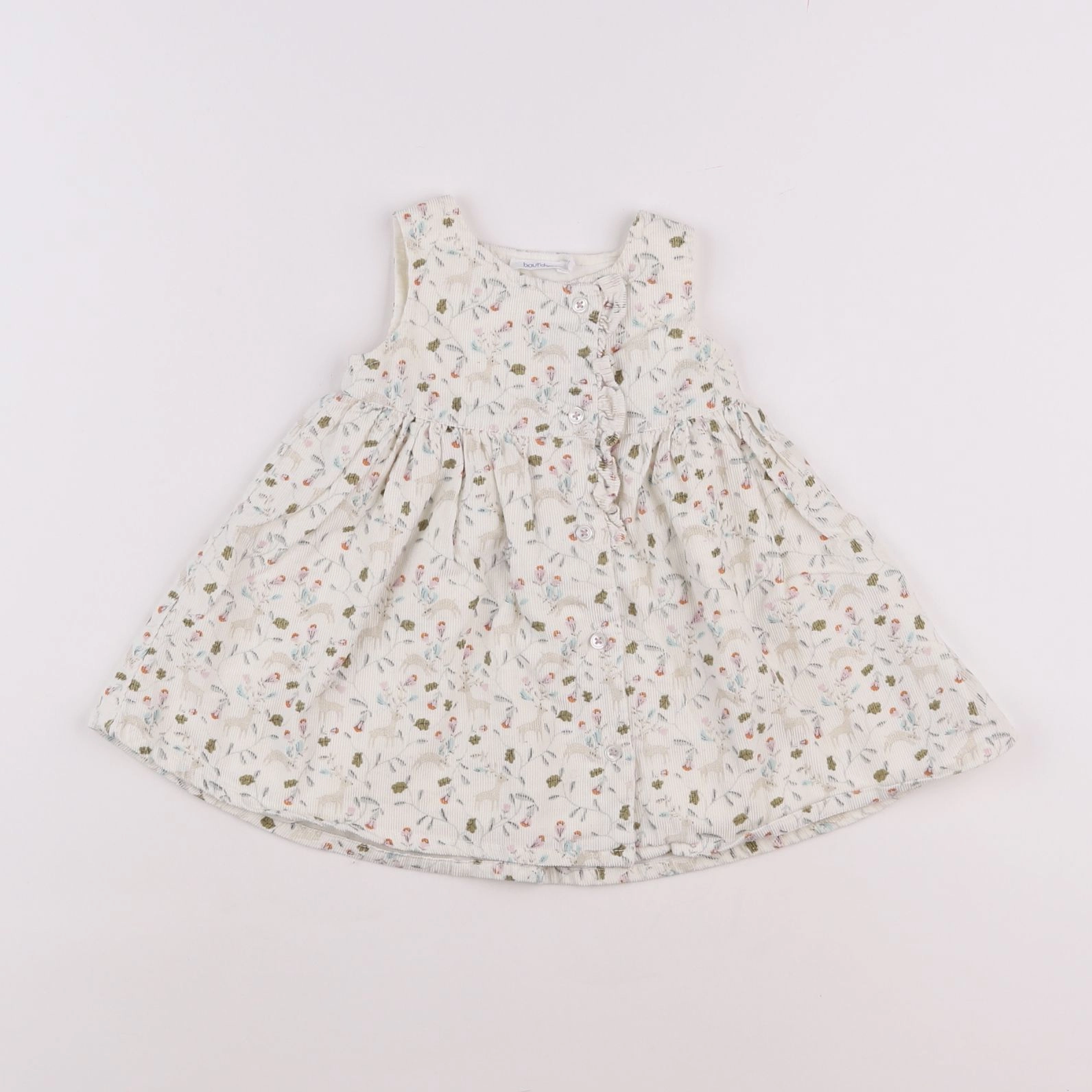 Boutchou - robe multicolore - 3 mois