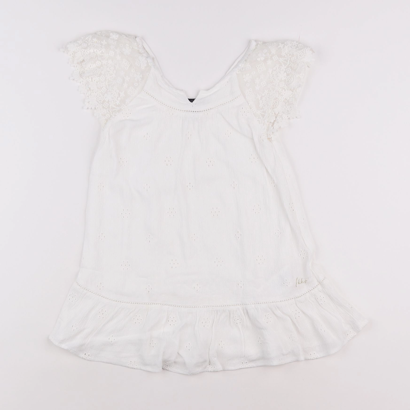 IKKS - robe blanc - 4 ans