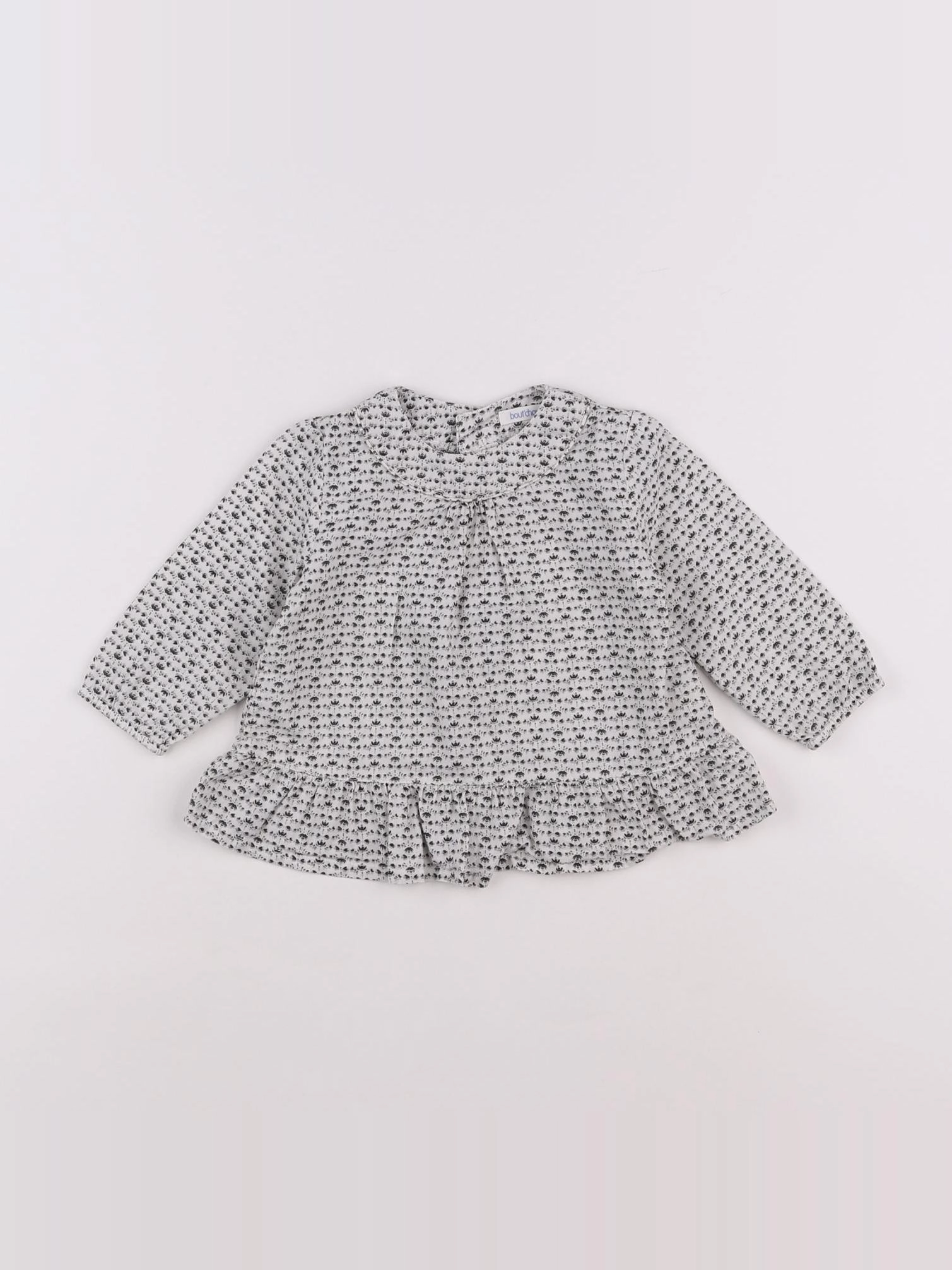 Boutchou - blouse multicolore - 6 mois